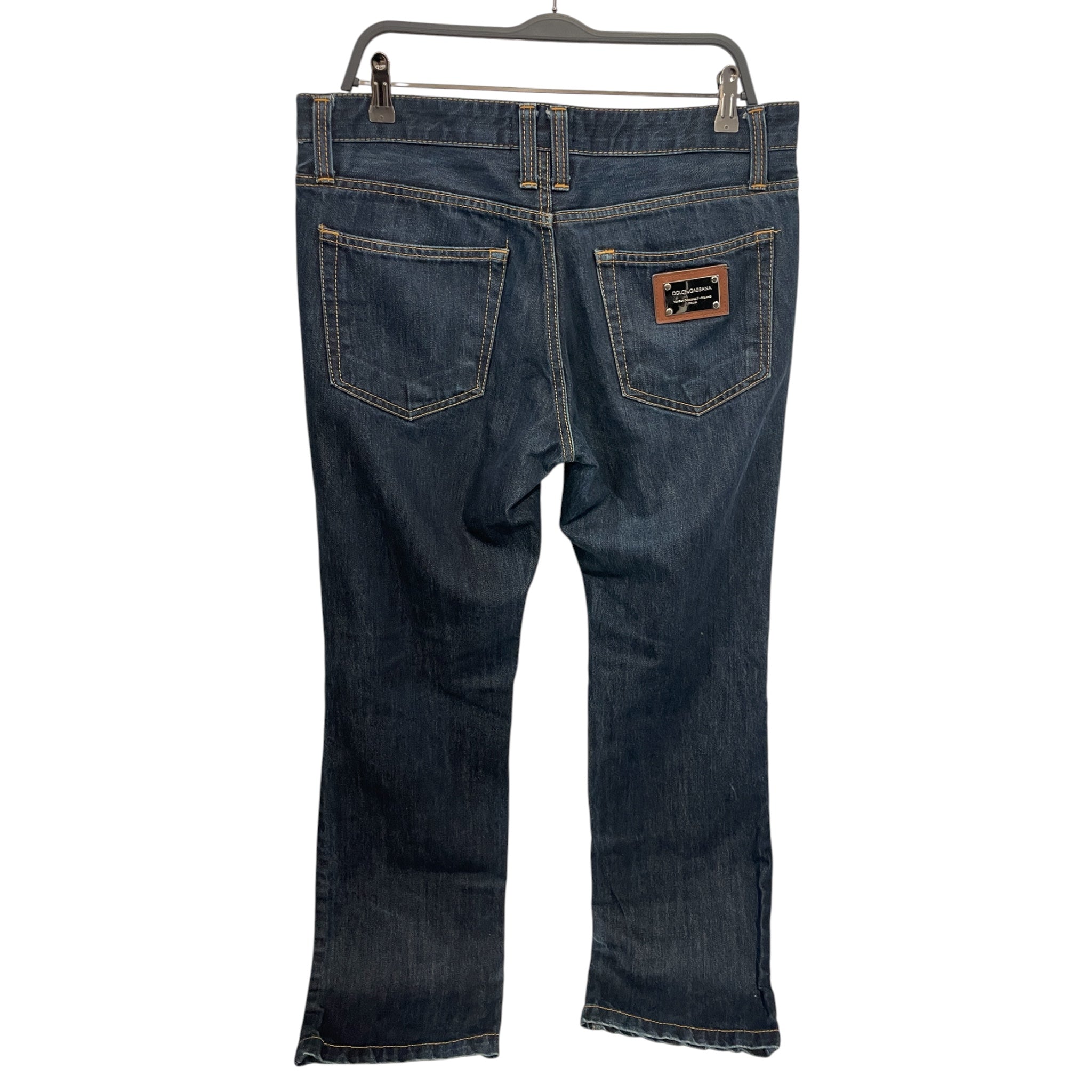DOLCE&GABBANA/Straight Pants/50/Cotton/NVY/Metal Pocket Patch view 2