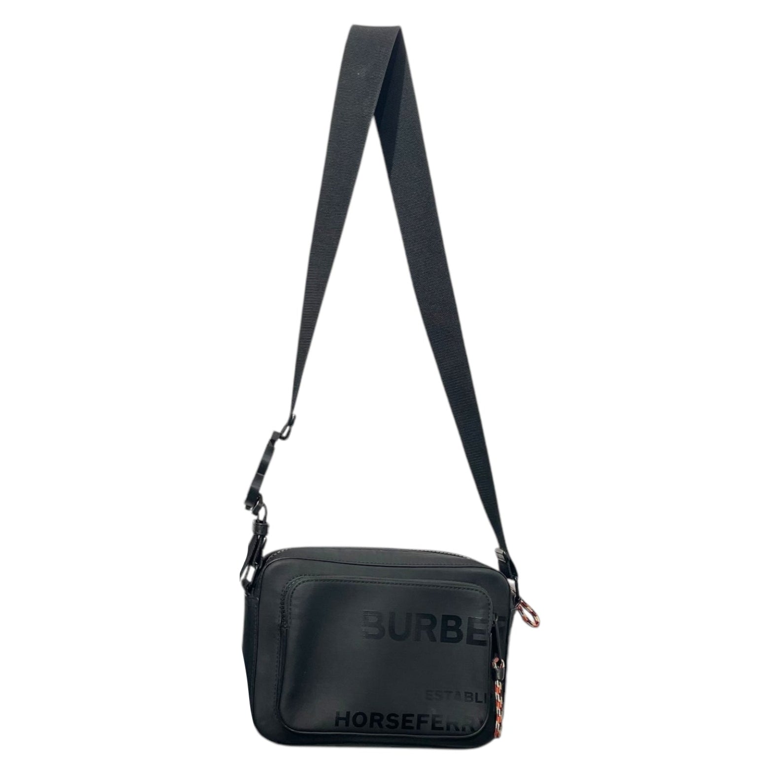 BURBERRY LONDON/Cross Body Bag/Graphic/Nylon/BLK/HORSEFERRY PRINT CROSSBODY view 1