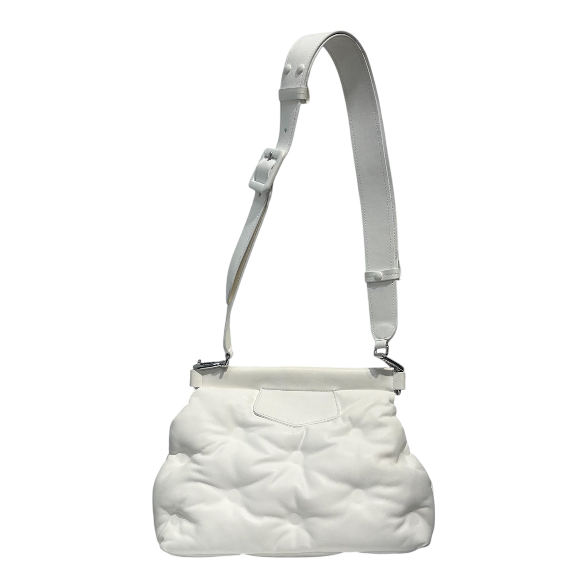 Maison Margiela/Hand Bag/WHT/mini glam slam pillow bag view 2