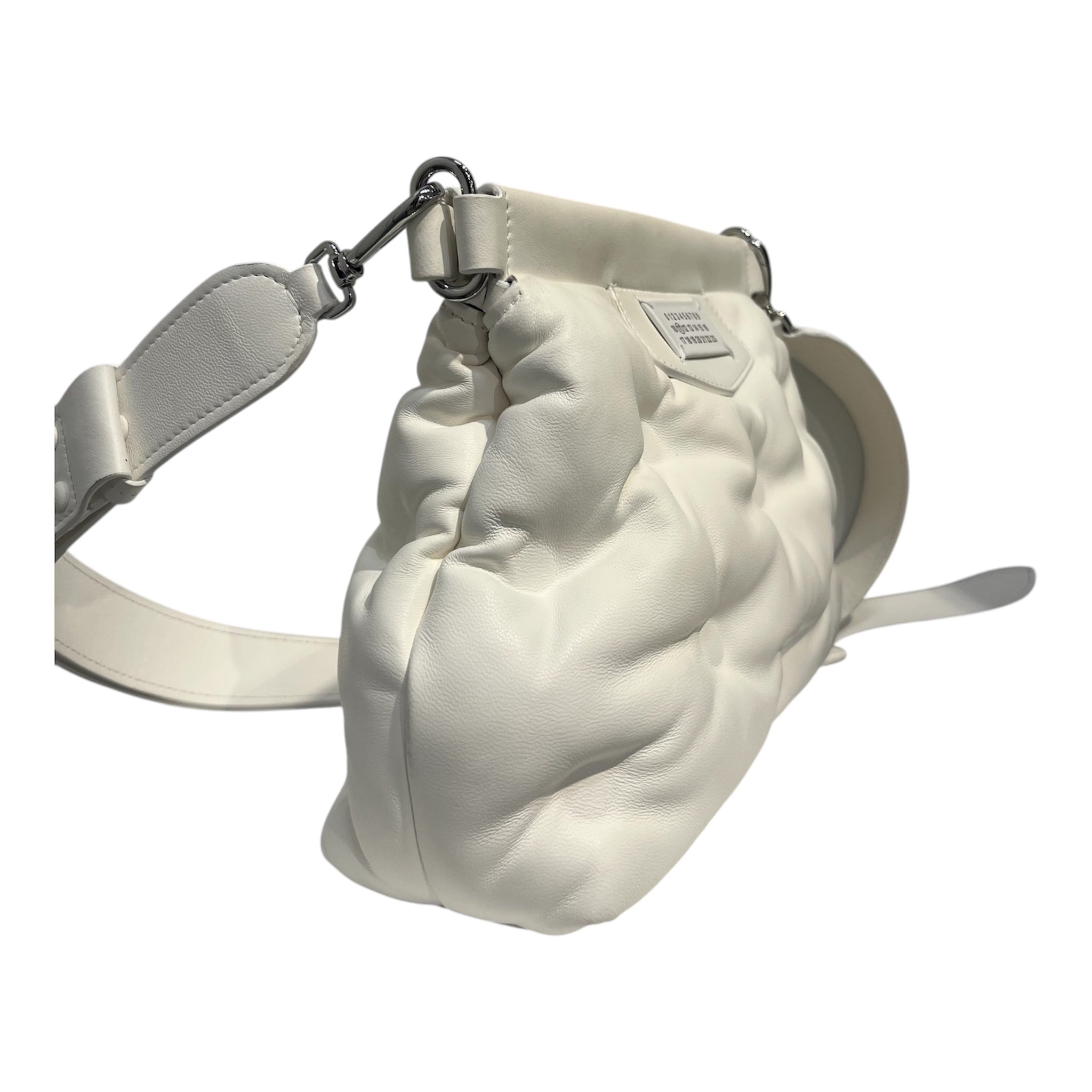 Maison Margiela/Hand Bag/WHT/mini glam slam pillow bag view 3
