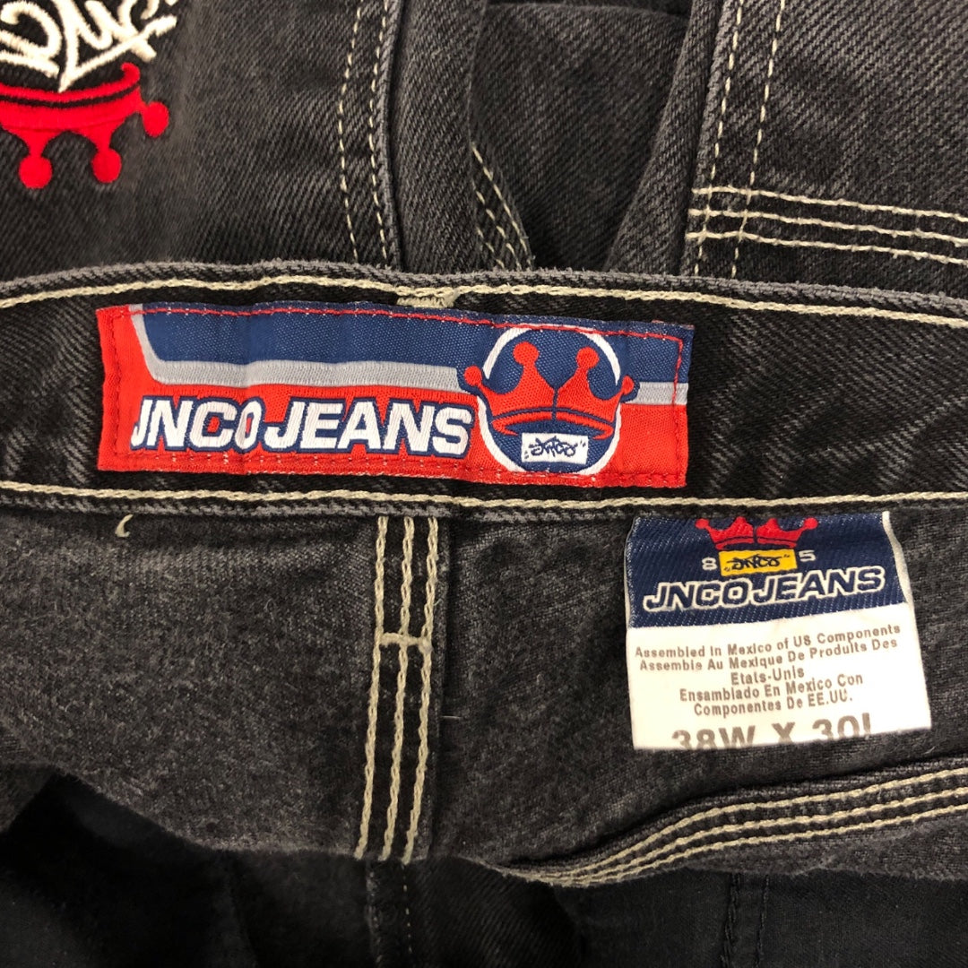 JNCO/Straight Pants/33/Denim/BLK/ view 4
