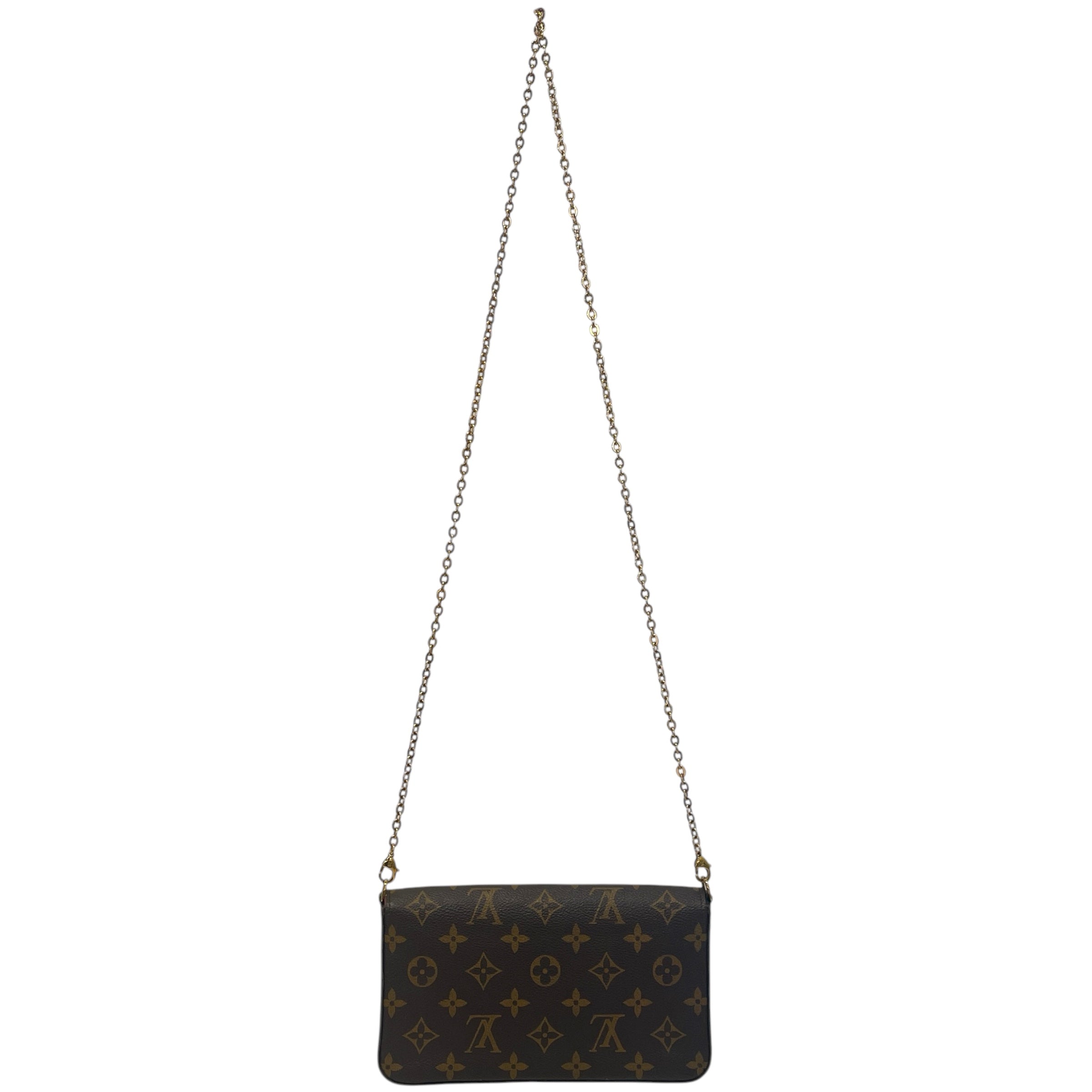LOUIS VUITTON/Cross Body Bag/Monogram/BRW/Felicie Pochette view 3