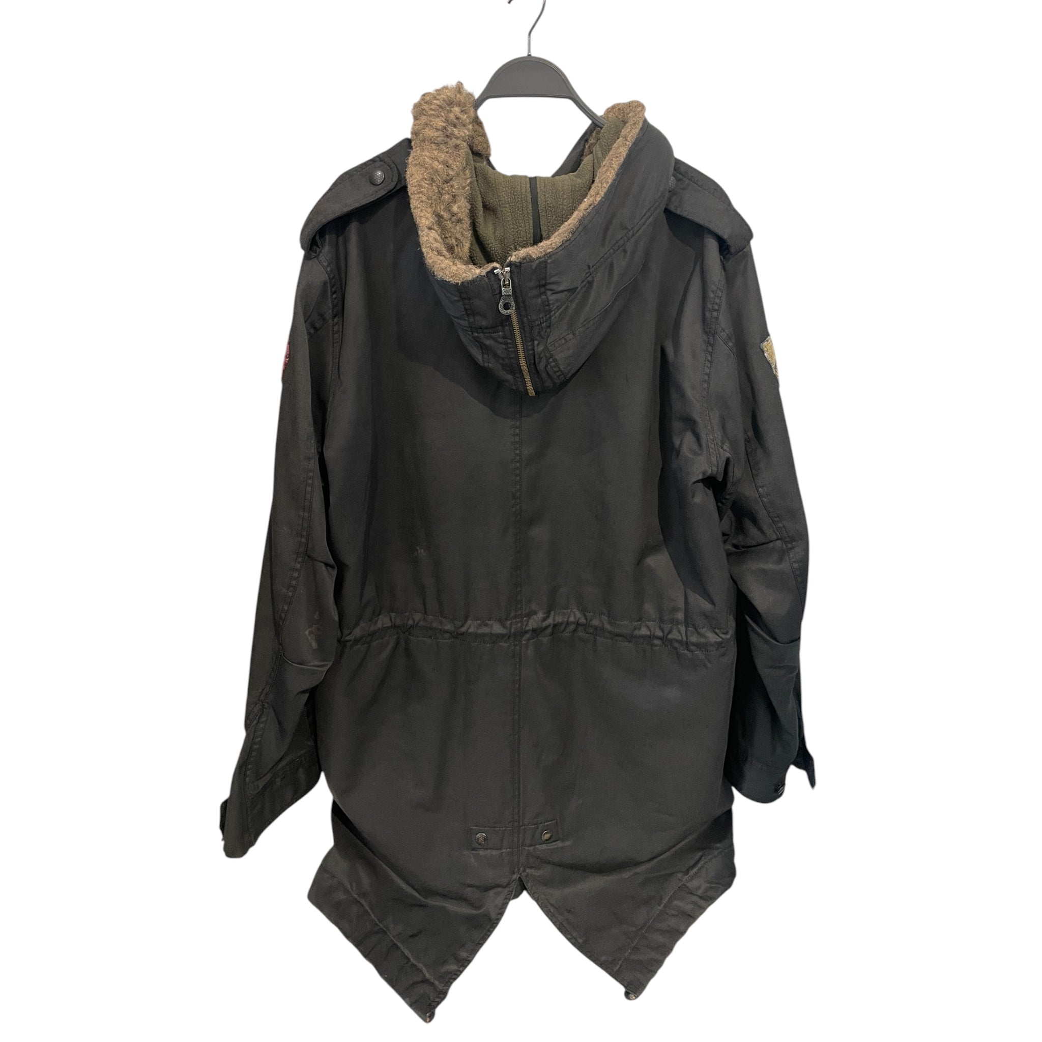 DIESEL/Military Jkt/XXL/Cotton/BLK/DIESEL EMBROIDERED MILITARY view 2