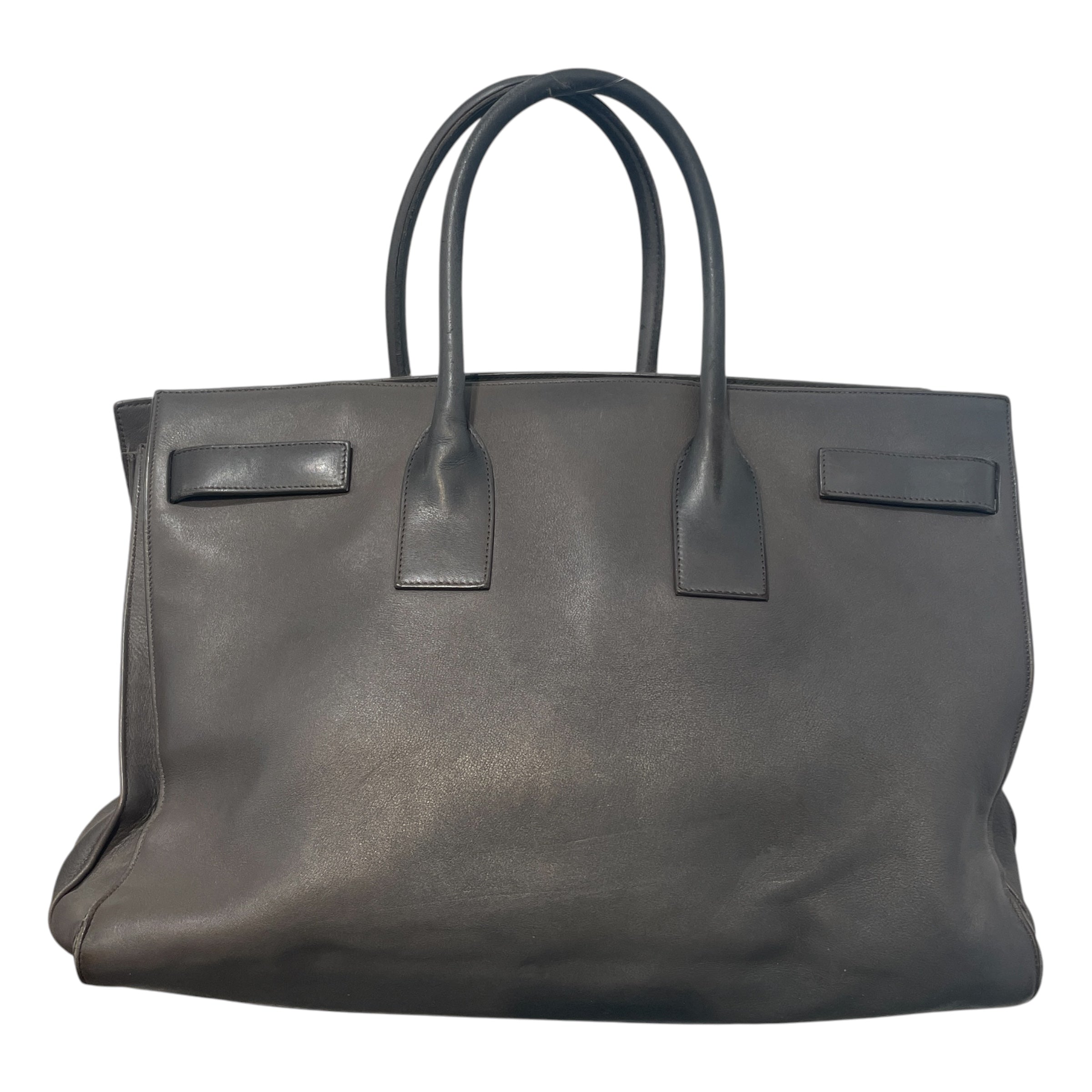 YVES SAINT LAURENT/Hand Bag/Leather/GRY/Sac de Jour view 2