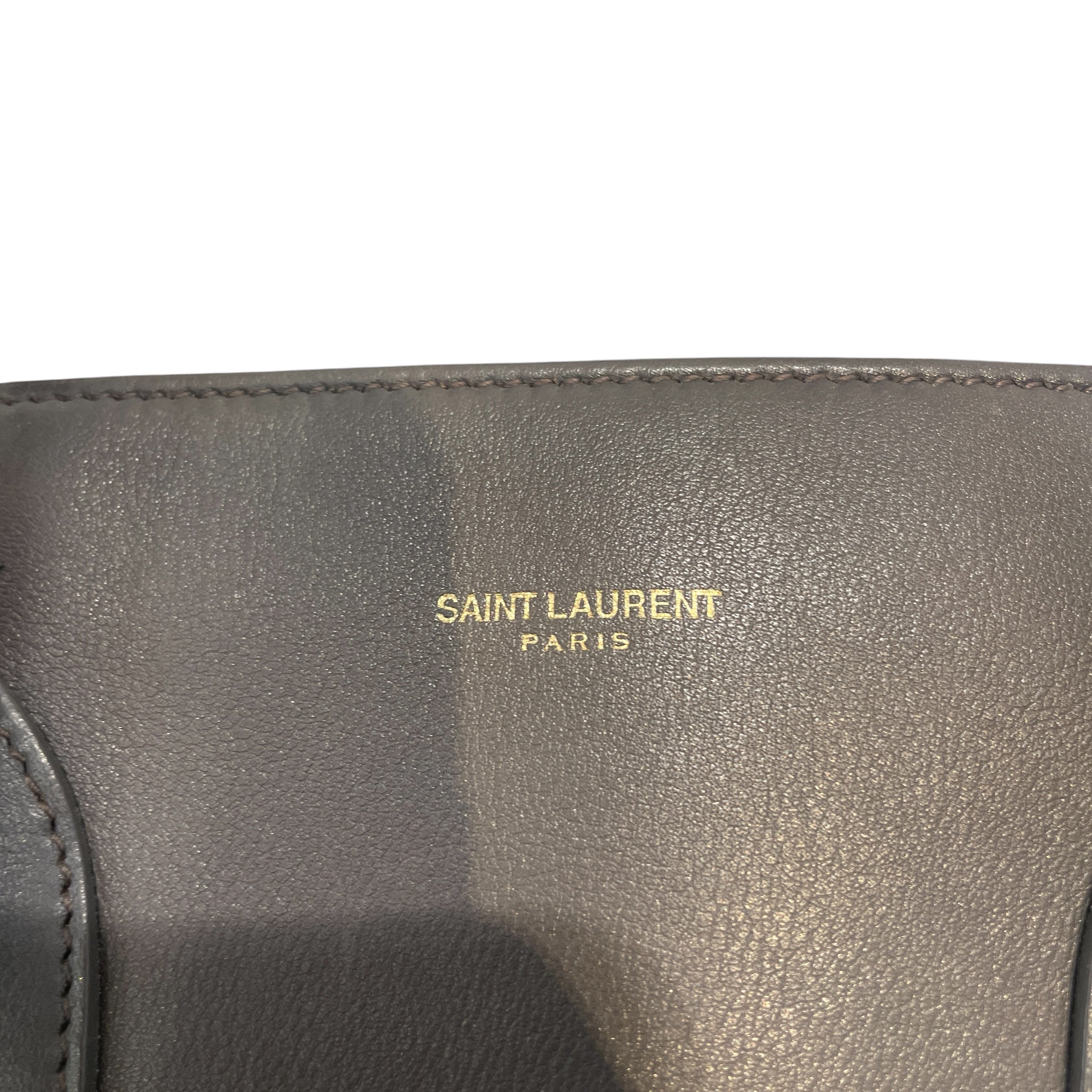 YVES SAINT LAURENT/Hand Bag/Leather/GRY/Sac de Jour view 4