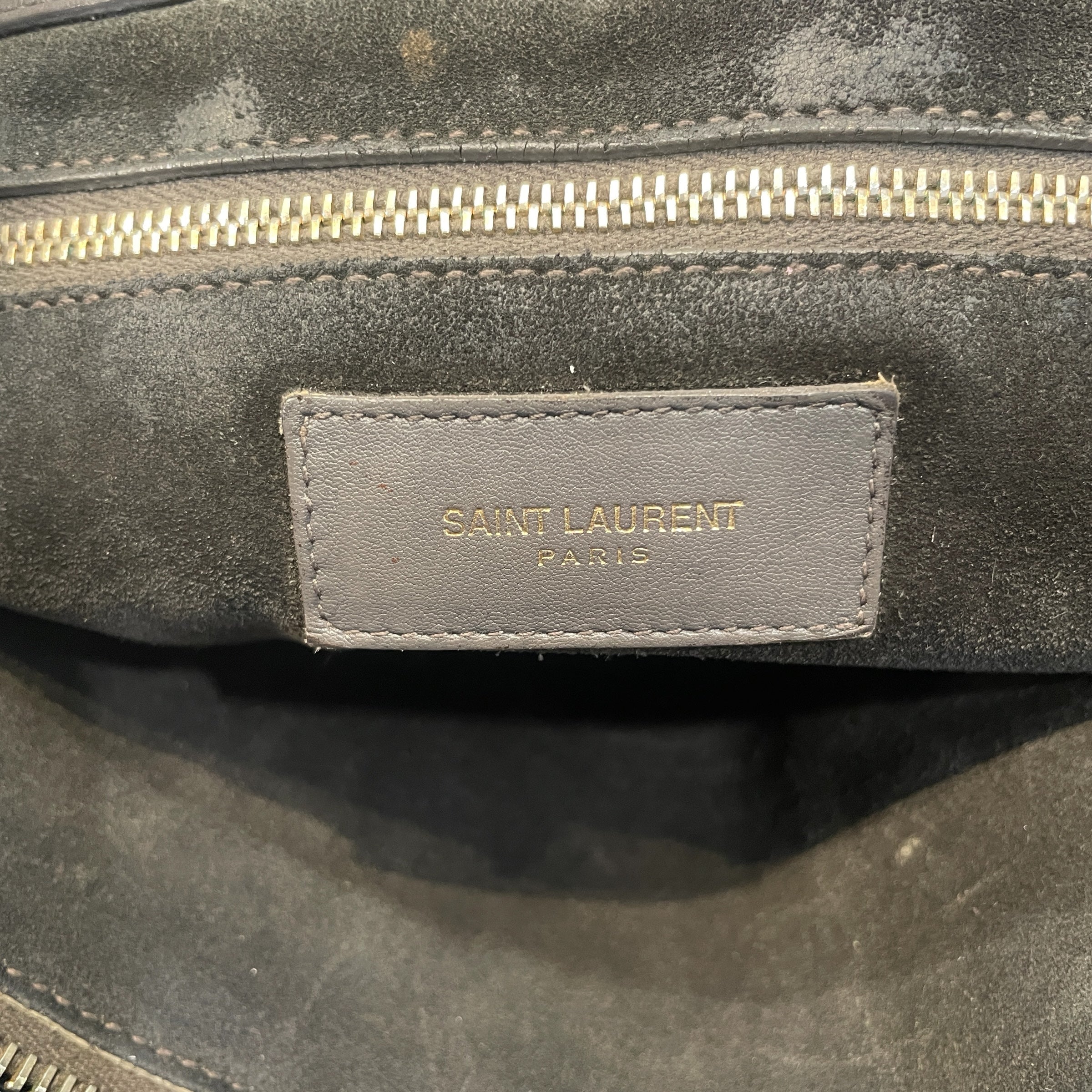 YVES SAINT LAURENT/Hand Bag/Leather/GRY/Sac de Jour view 5