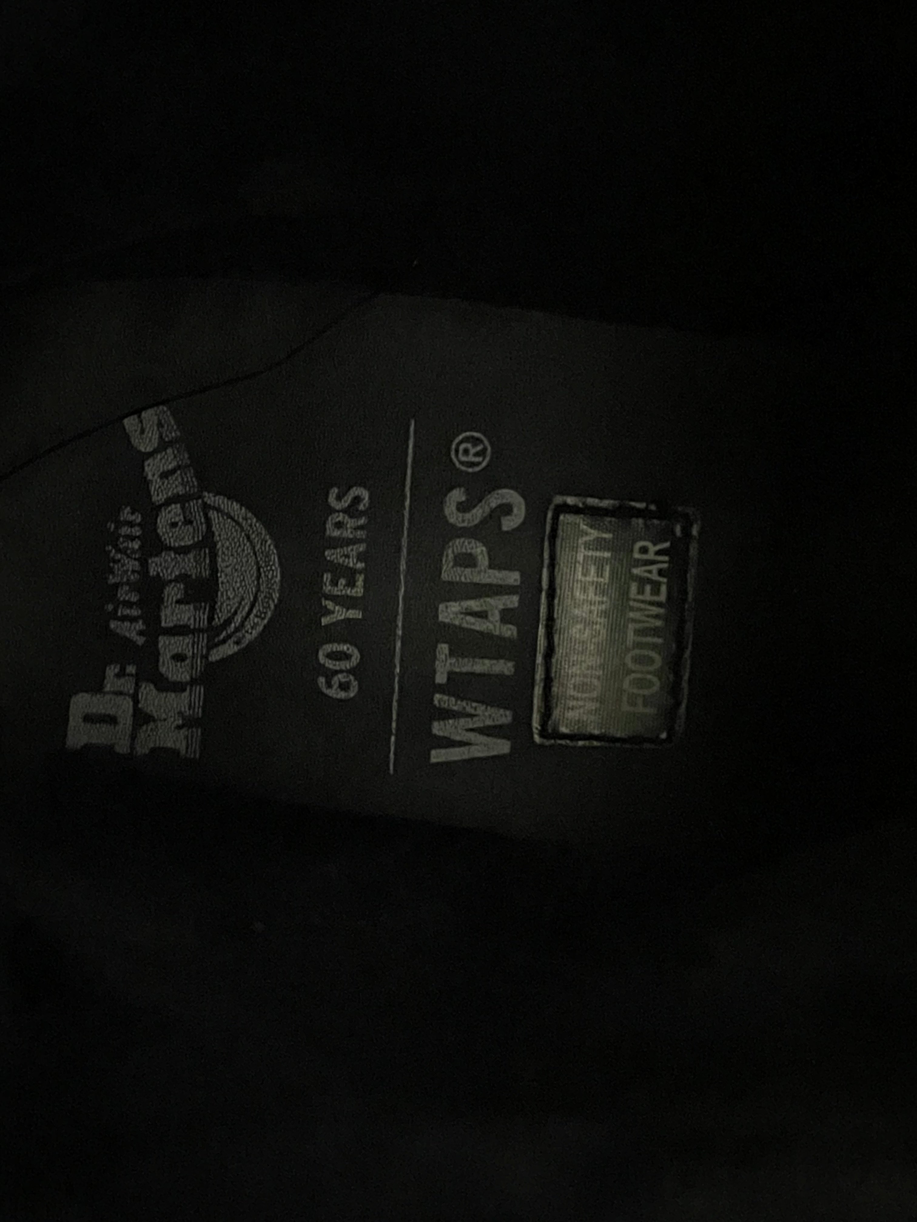 Dr.Martens/w)taps/Lace Up Boots/US 14/Leather/BLK/STEEL TOE view 3