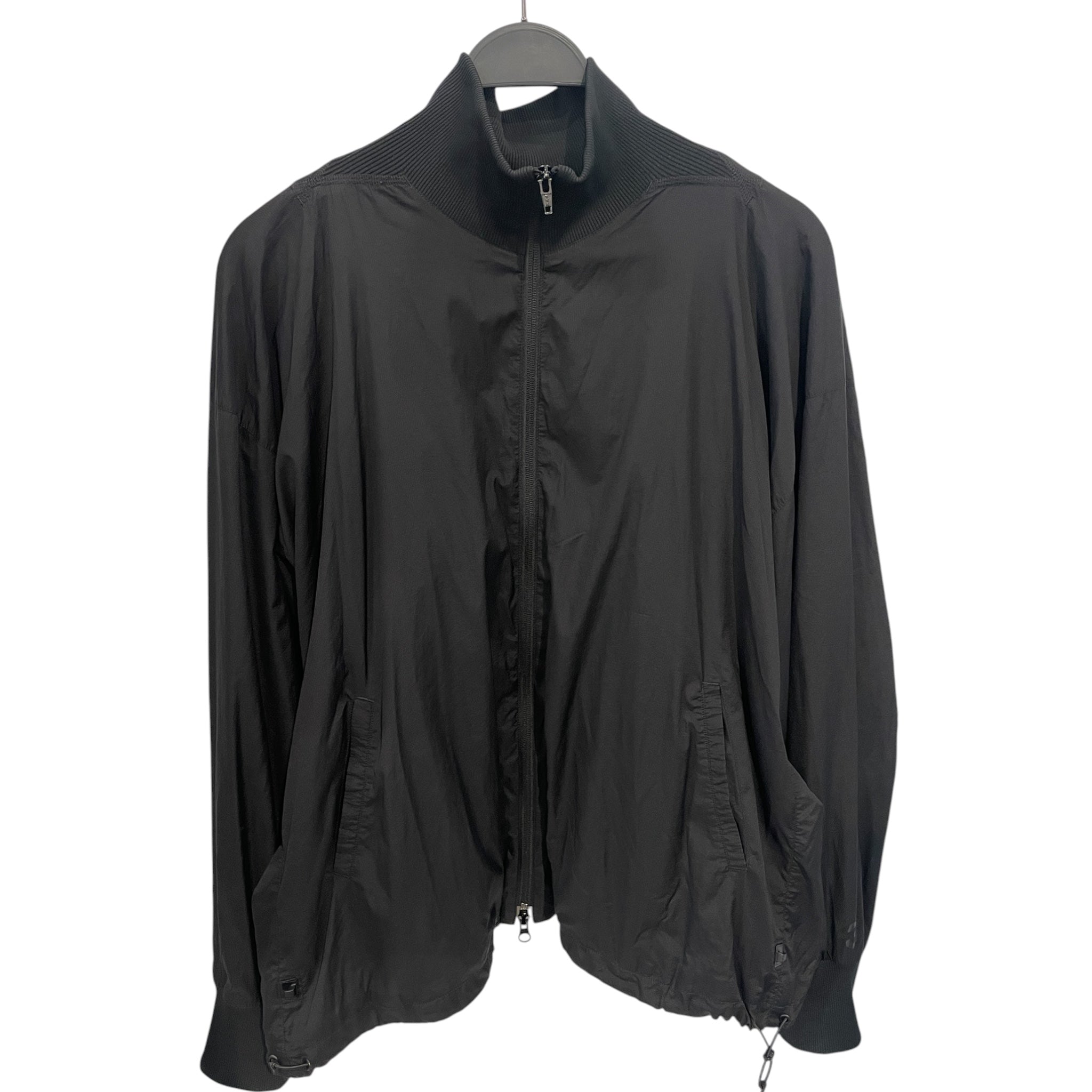 Y-3/Windbreaker/S/Nylon/BLK/3 stripe on back view 1