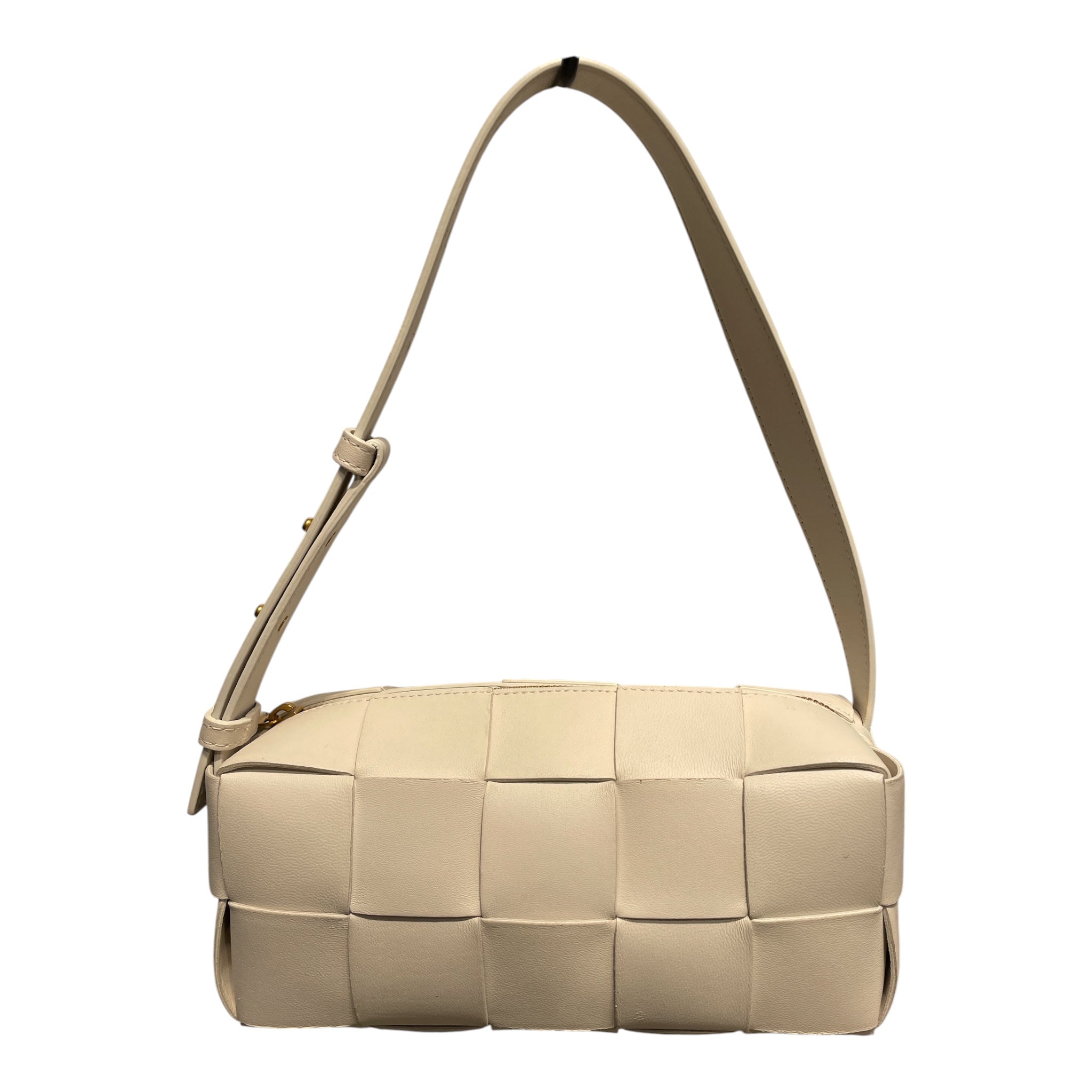 BOTTEGA VENETA/Hand Bag/Leather/WHT/SMALL BRICK CASSETTE view 2