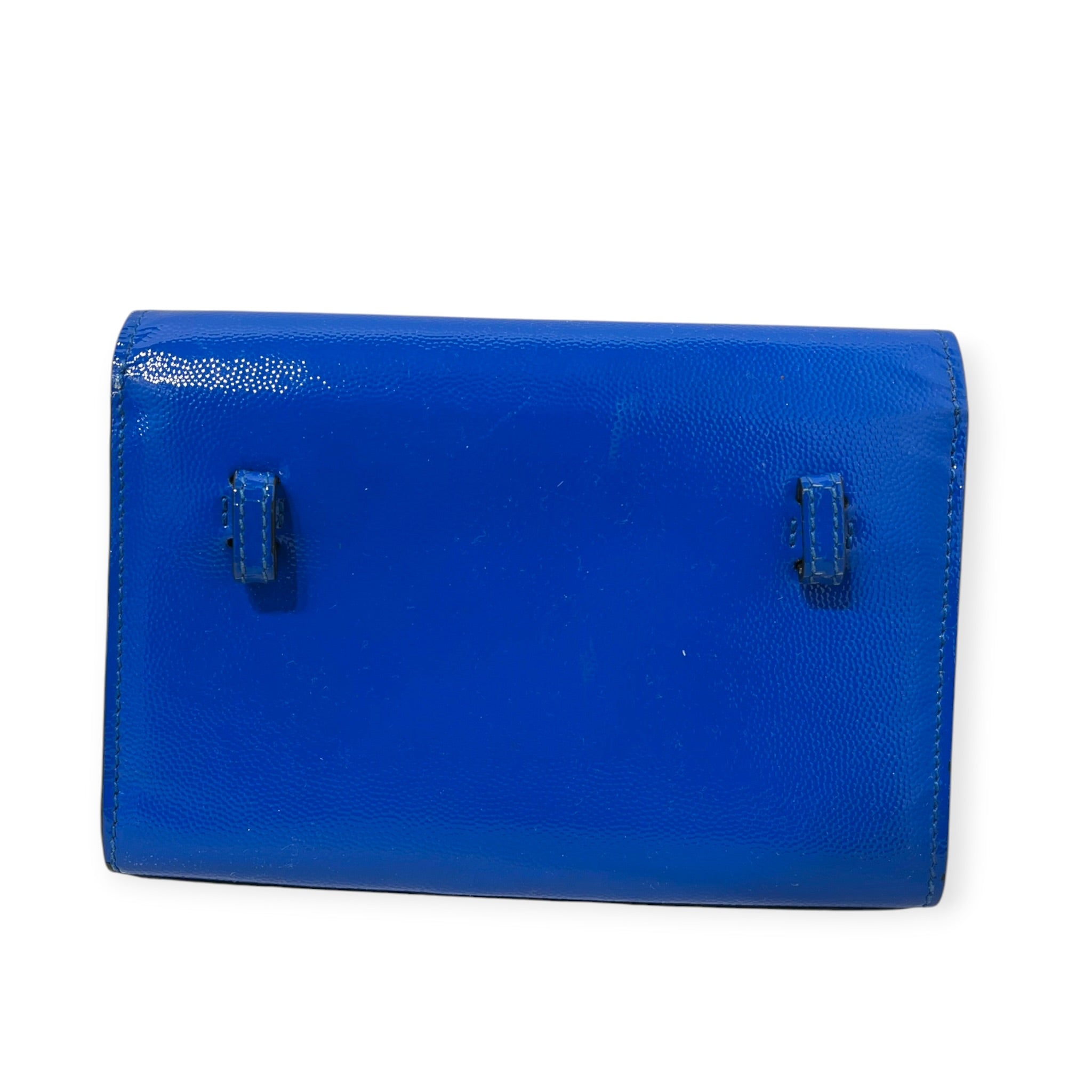 SAINT LAURENT/Bag/Faux Leather/BLU/SILVER LOGO BAG view 2