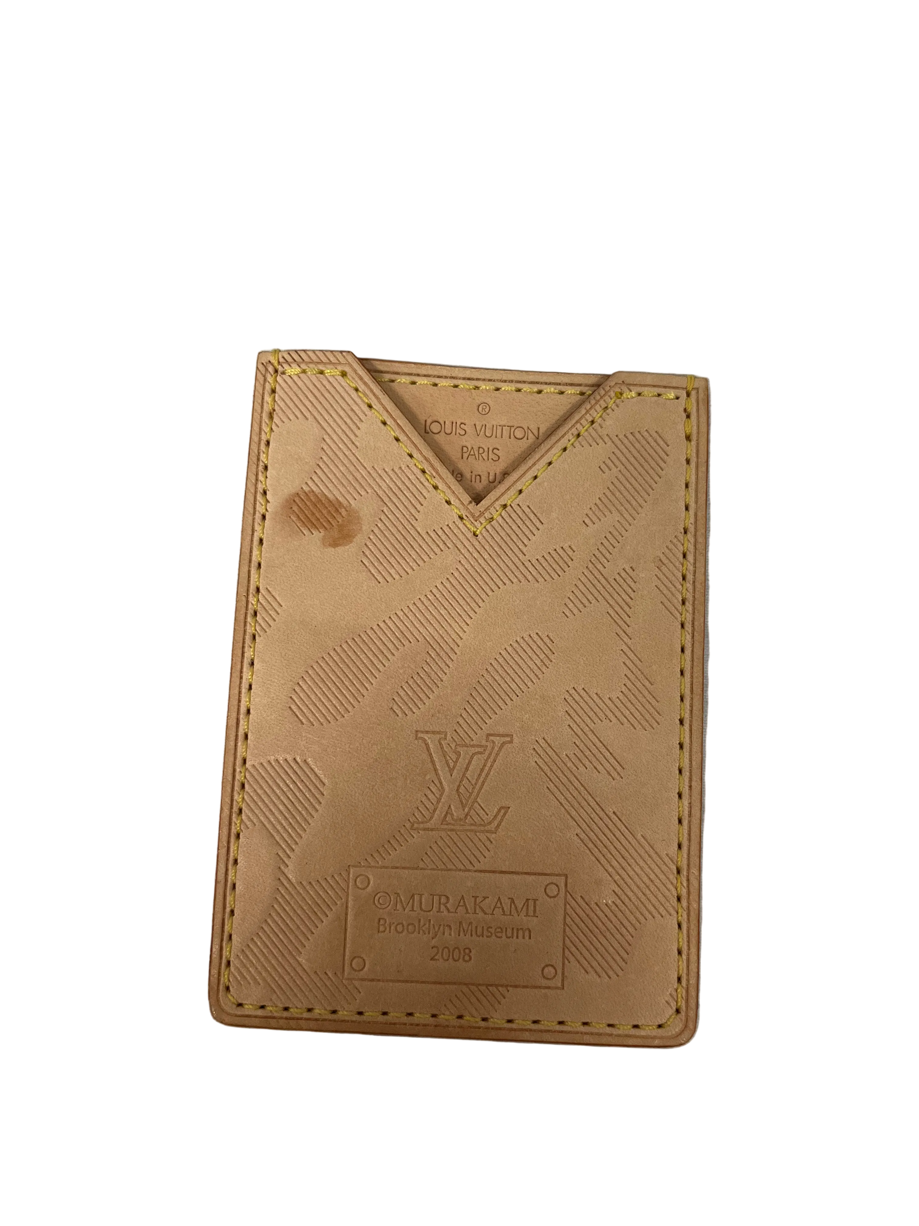 LOUIS VUITTON/Wallet/FREE/Leather/BEG/MIRAKAMI CARDHOLDER view 3