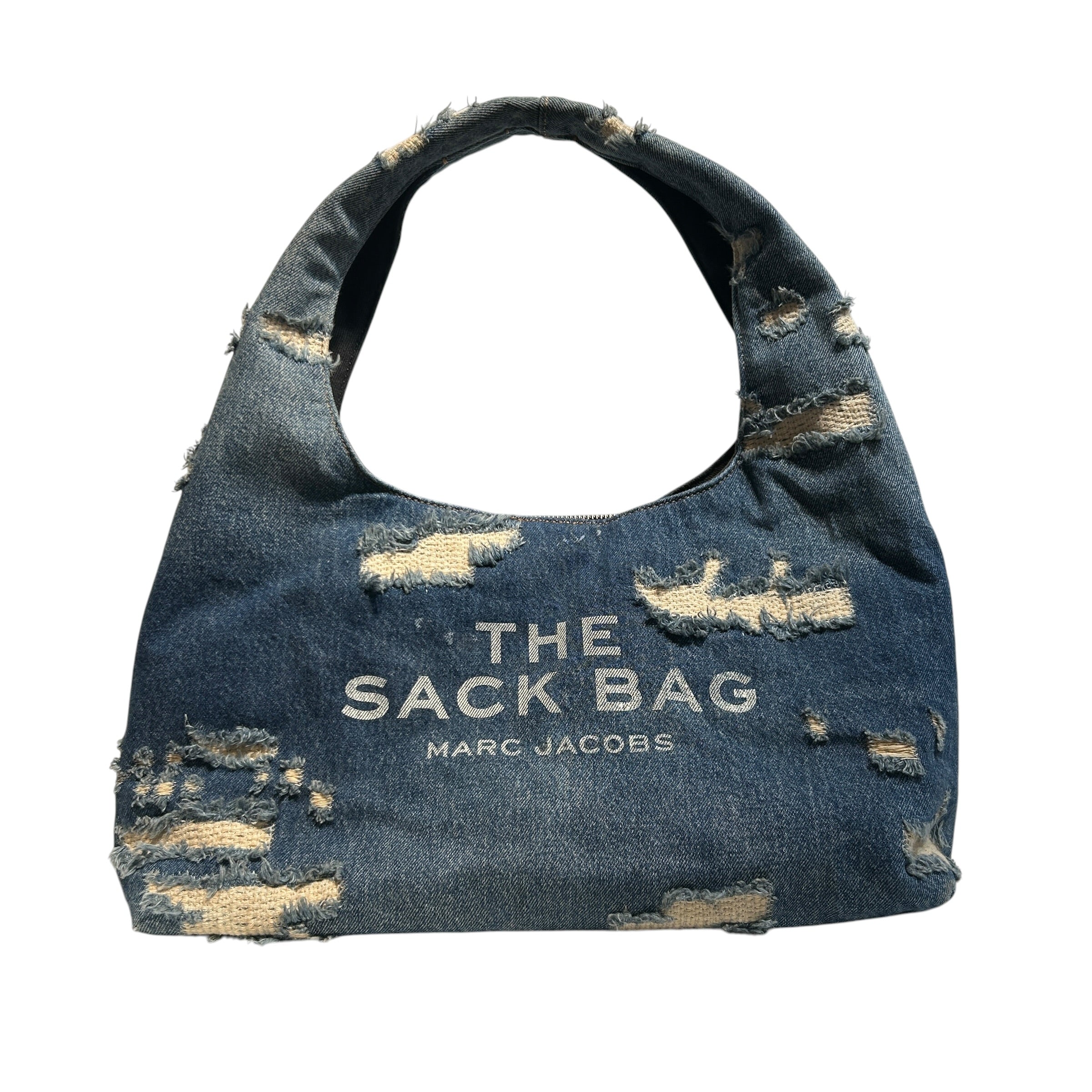 MARC JACOBS/Tote Bag/Denim/IDG/Denim Distressed The Sack Bag view 1