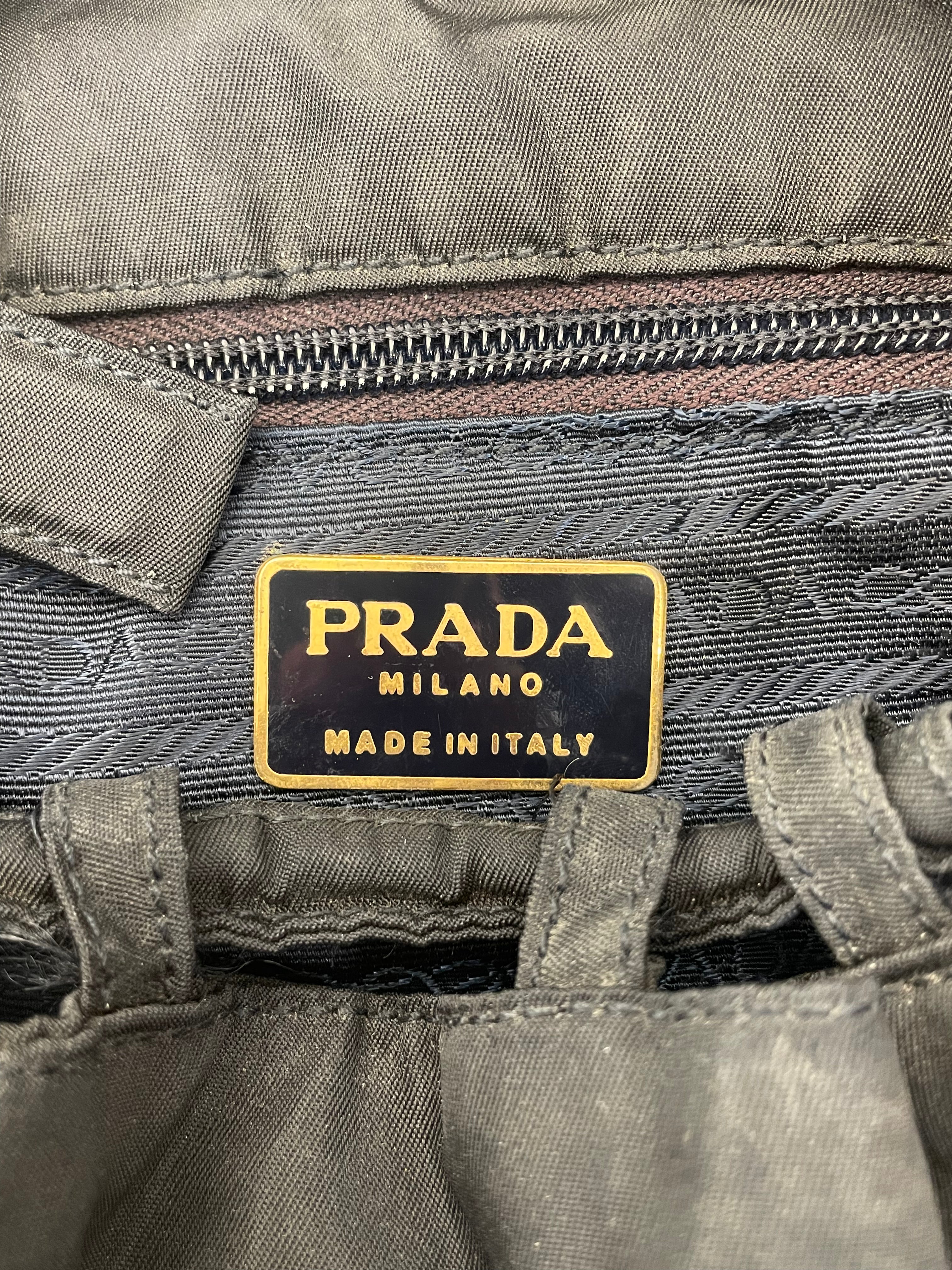 PRADA/Bag/Nylon/NVY/POUCH view 3