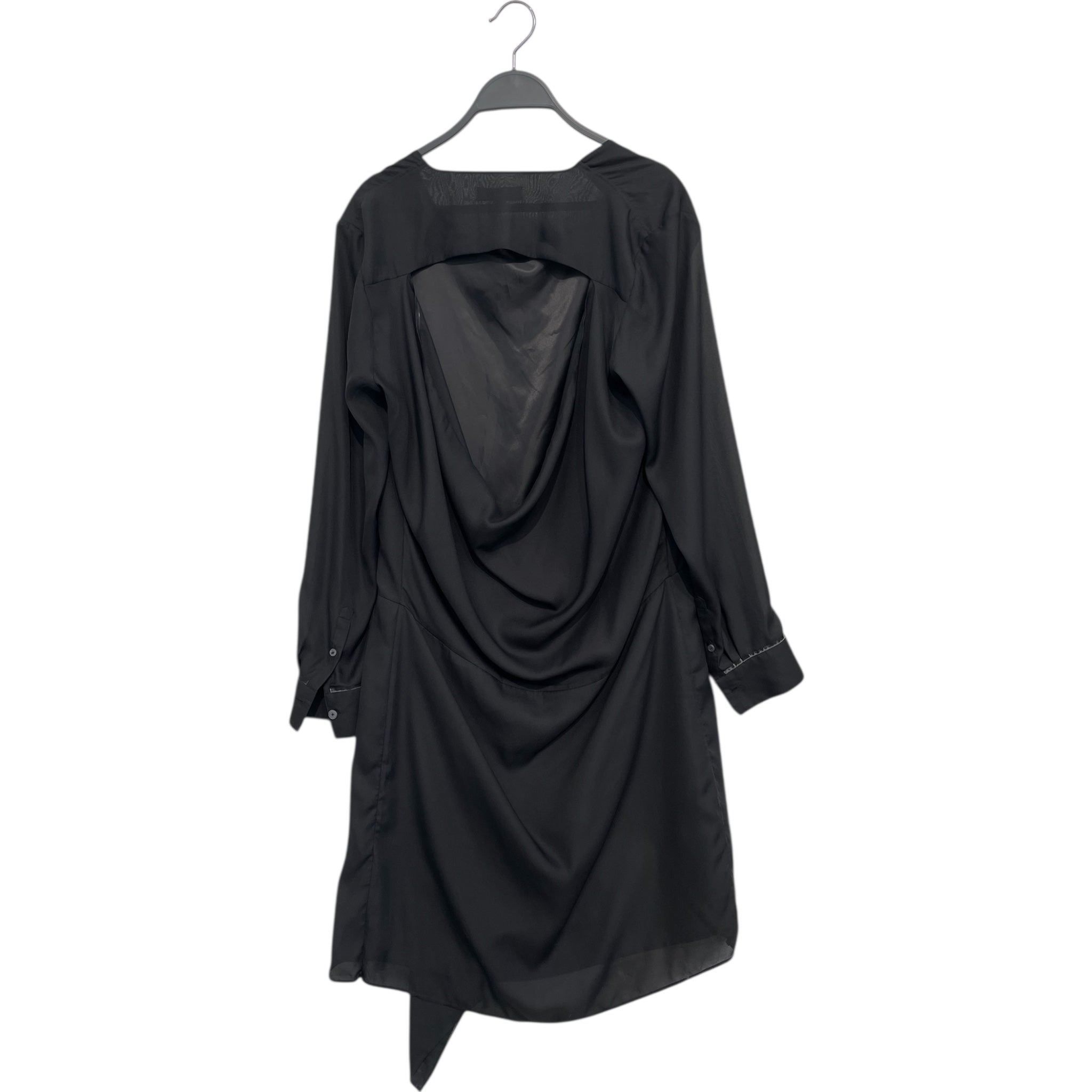 Acne Studios/Tunic Dress/34/Nylon/BLK/black ress view 2