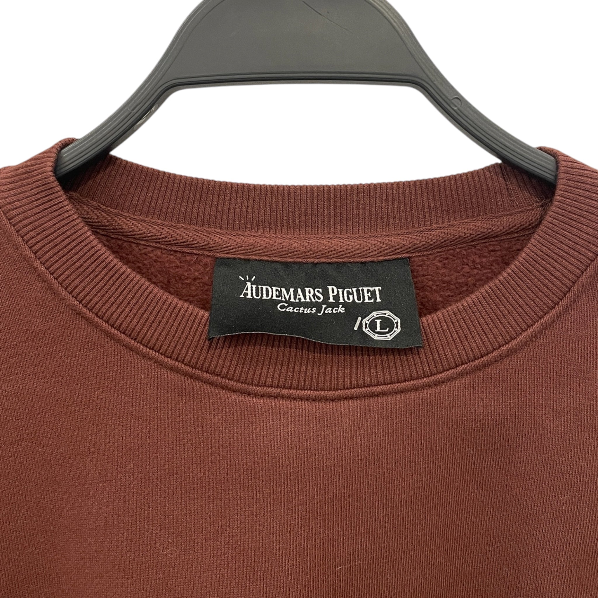 AUDEMARS PIGUET/CACTUS JACK/Sweatshirt/L/Cotton/BRW/Large AP Patch view 3