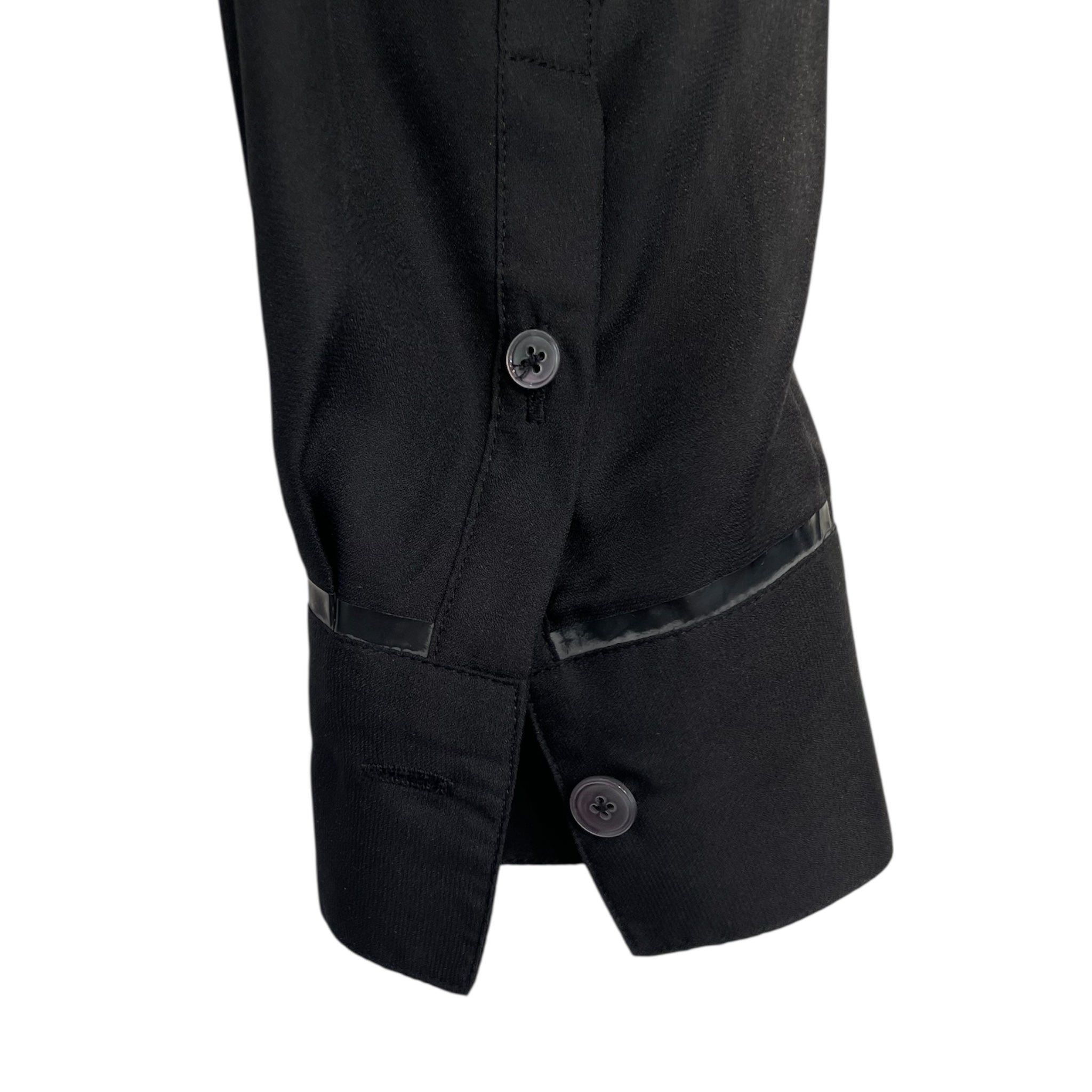 Acne Studios/Tunic Dress/34/Nylon/BLK/black ress view 3
