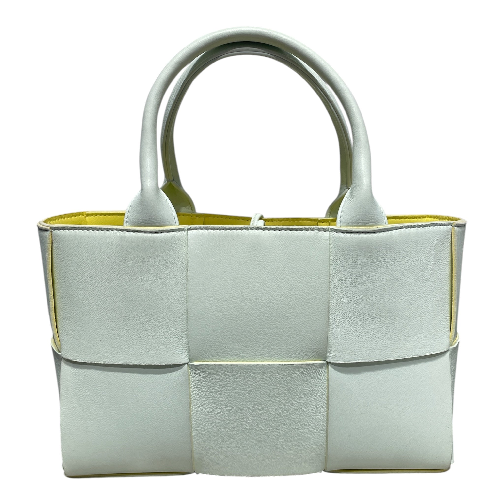 BOTTEGA VENETA/Hand Bag/Leather/WHT/ARCO LTHR BRICK CASSETTE view 2