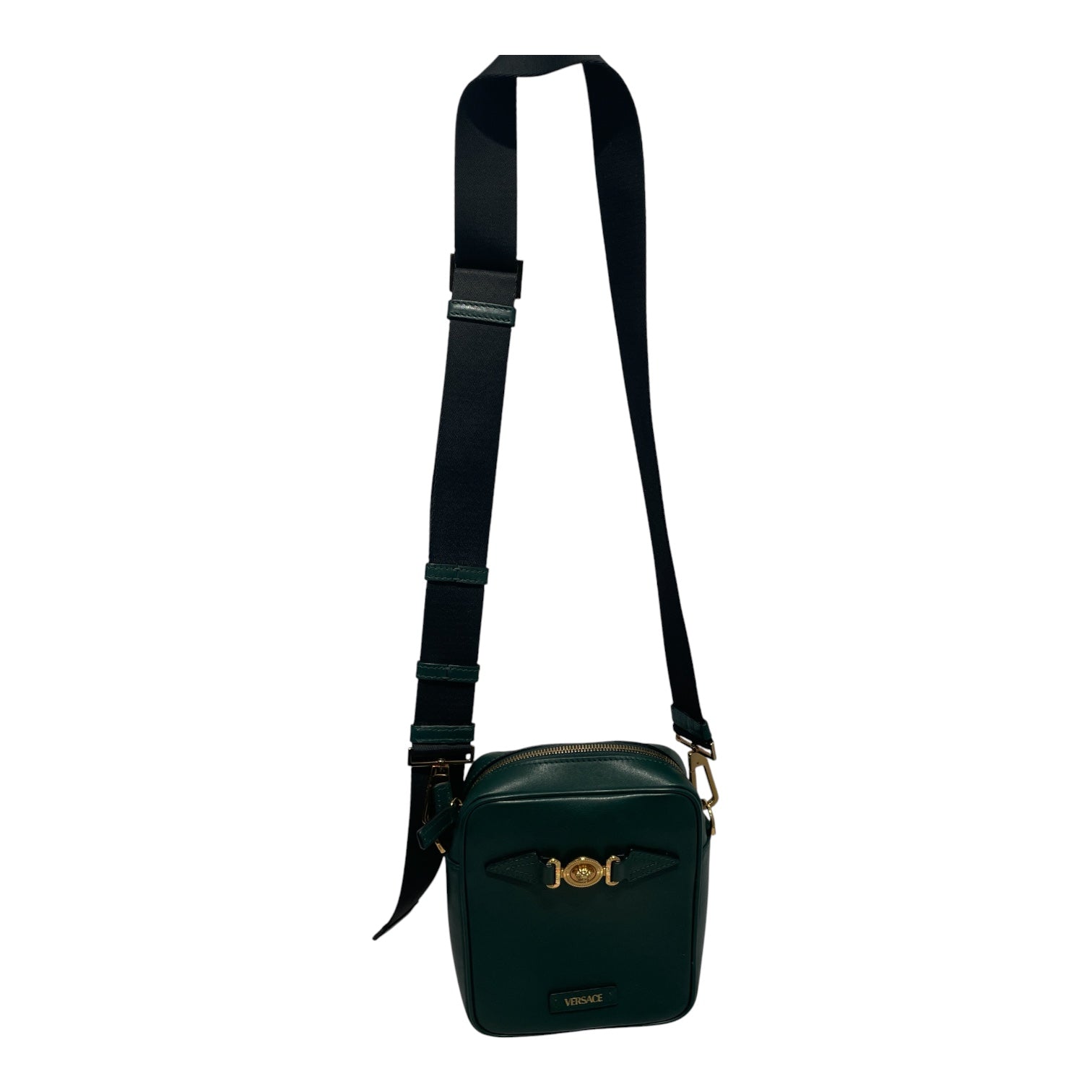 VERSACE/Cross Body Bag/Leather/GRN/ view 1