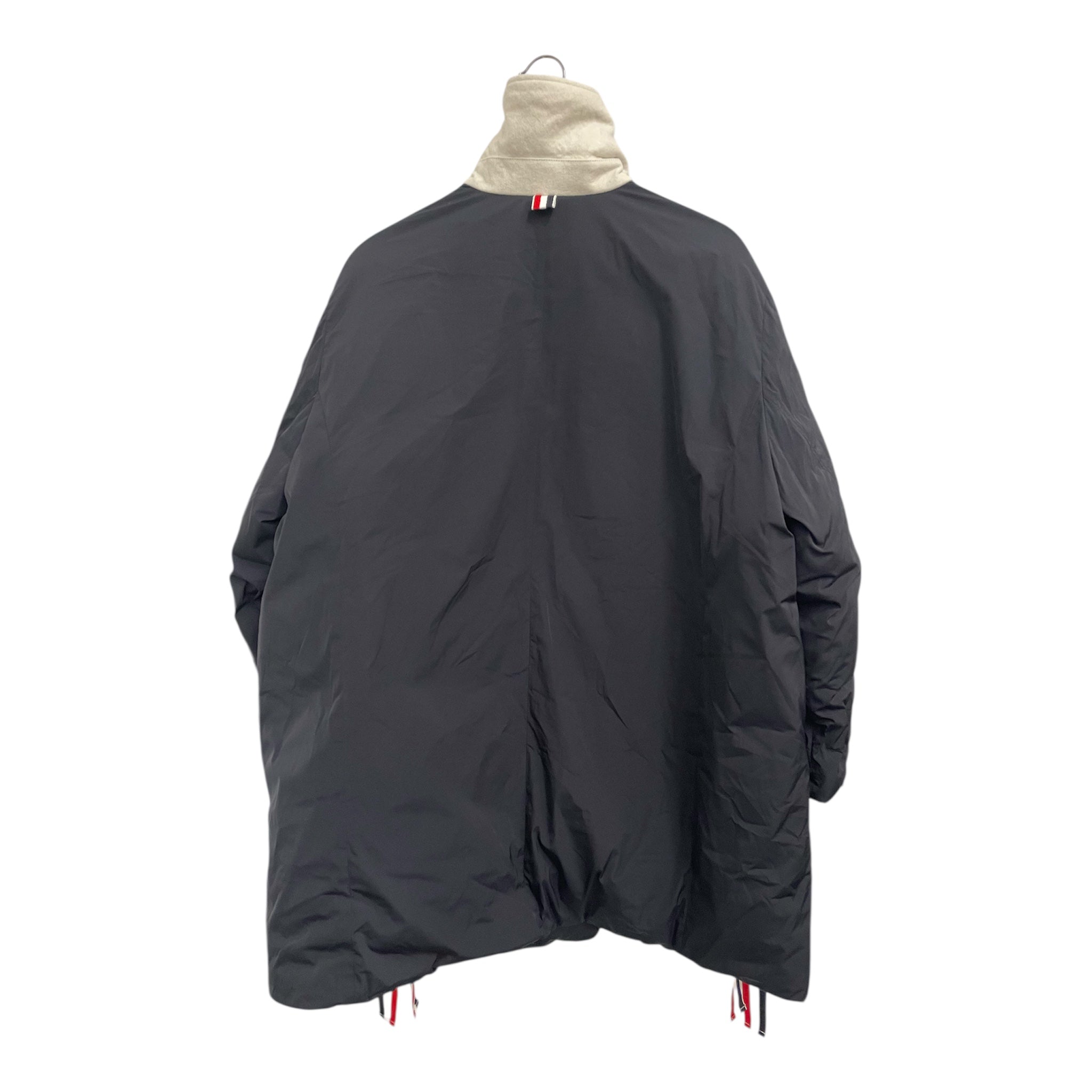 THOM BROWNE. NEW YORK/Coat/40/Nylon/NVY/thom brownw ribbon puffer view 2