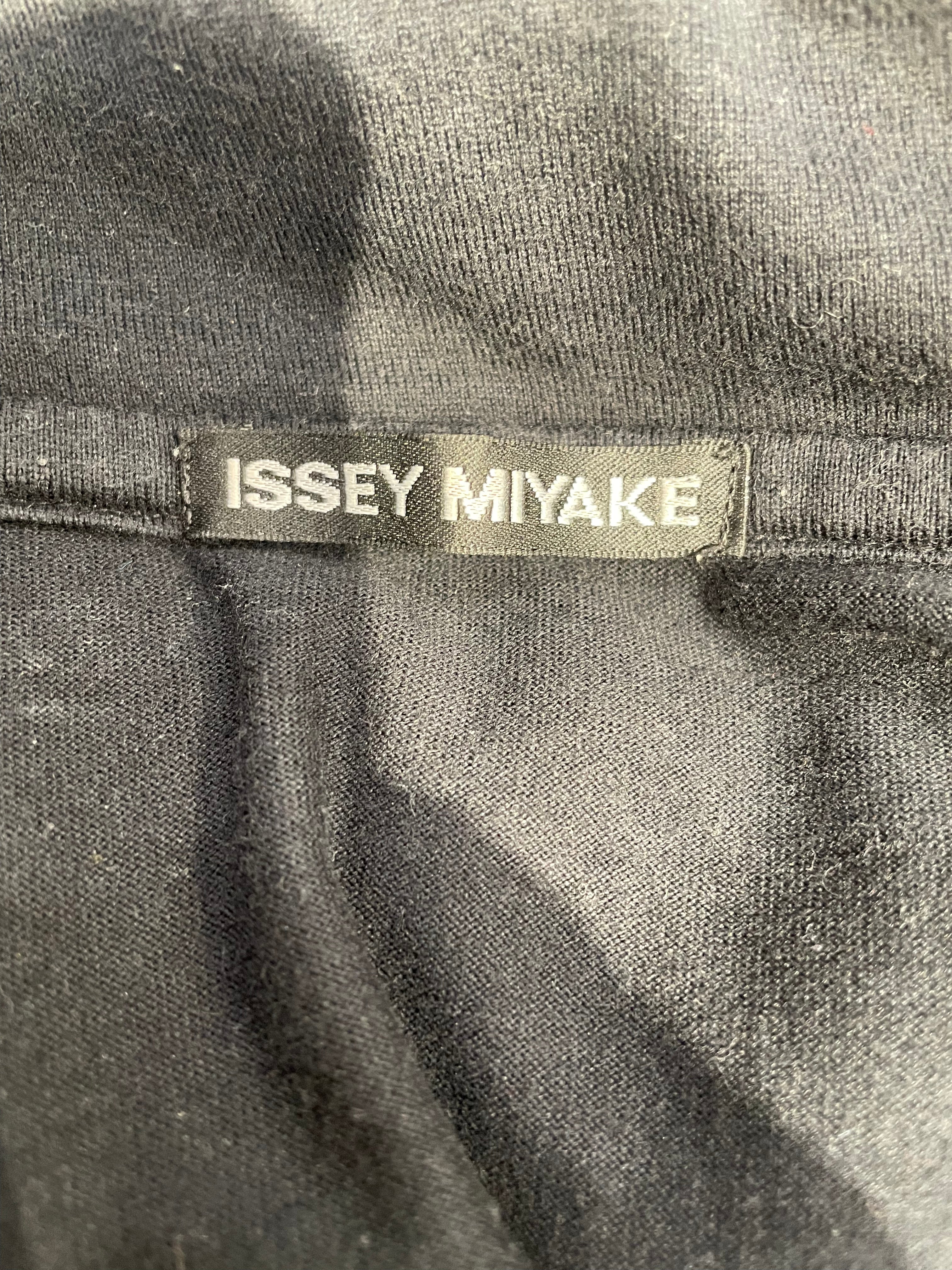ISSEY MIYAKE/Polo Shirt/3/Cotton/BLK/RED DOT LINE DOWN MIDDLE view 3