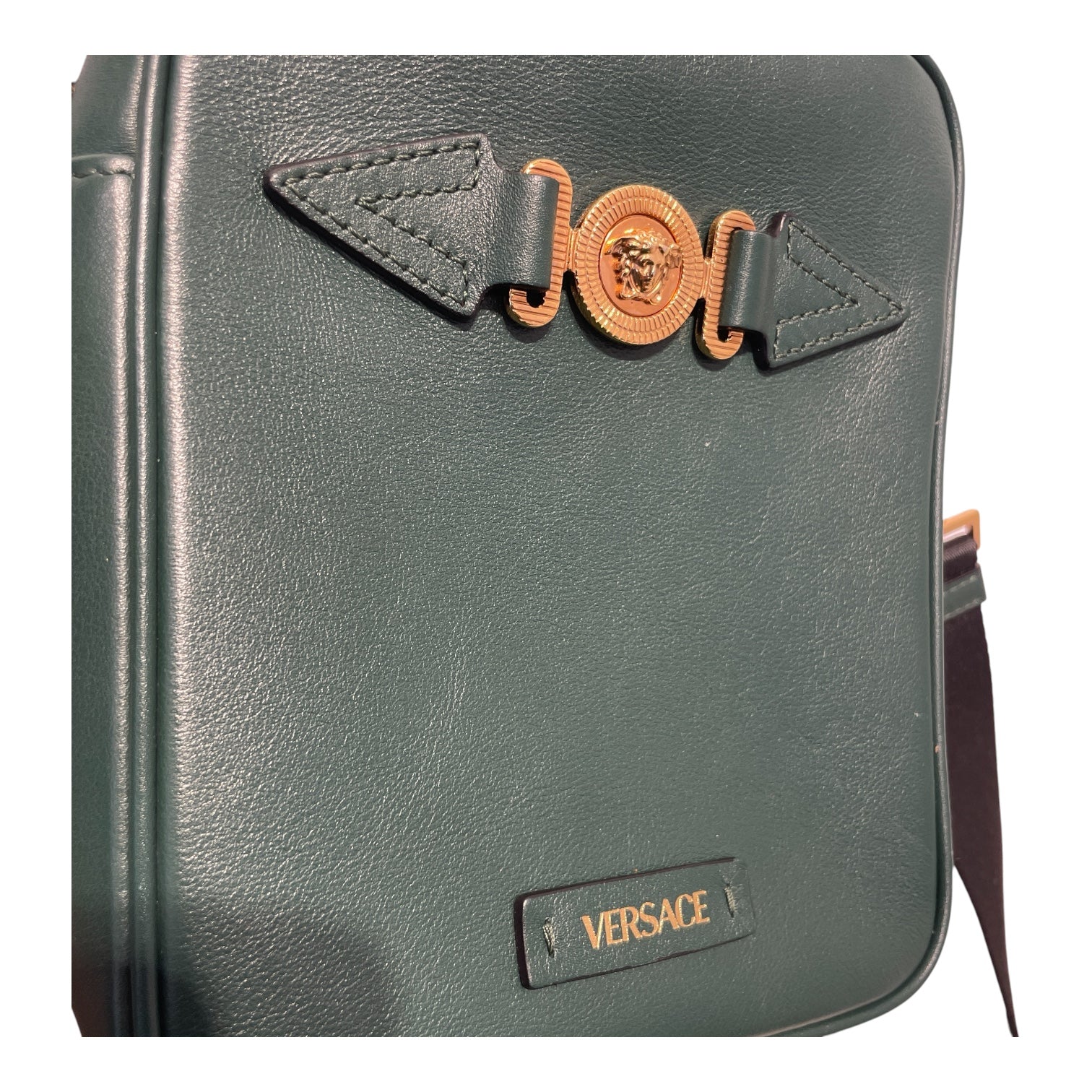 VERSACE/Cross Body Bag/Leather/GRN/ view 4