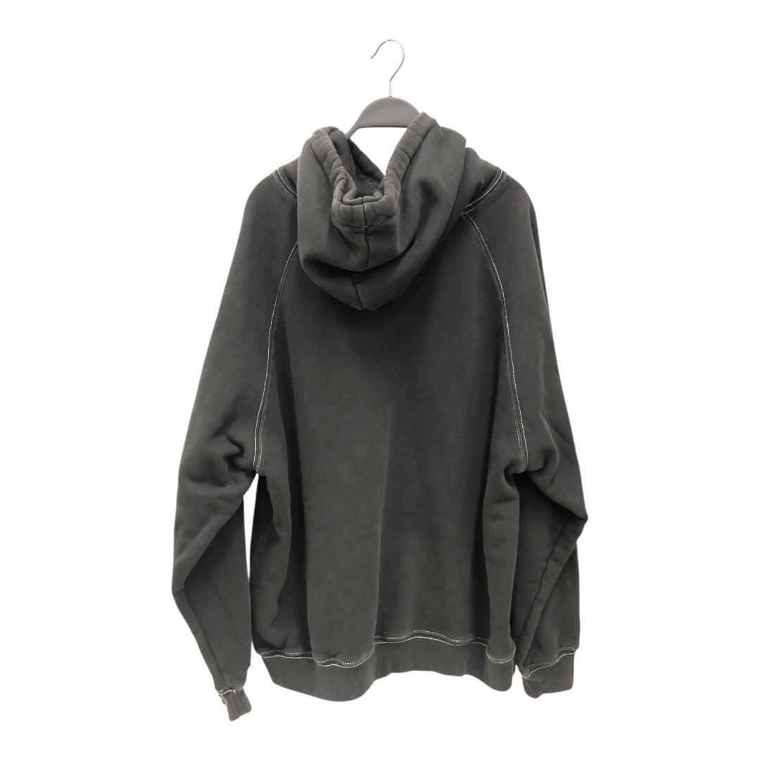 OUR LEGACY/Hoodie/48/Cotton/BLK/Oversize/YinYang Wte Stitching view 2