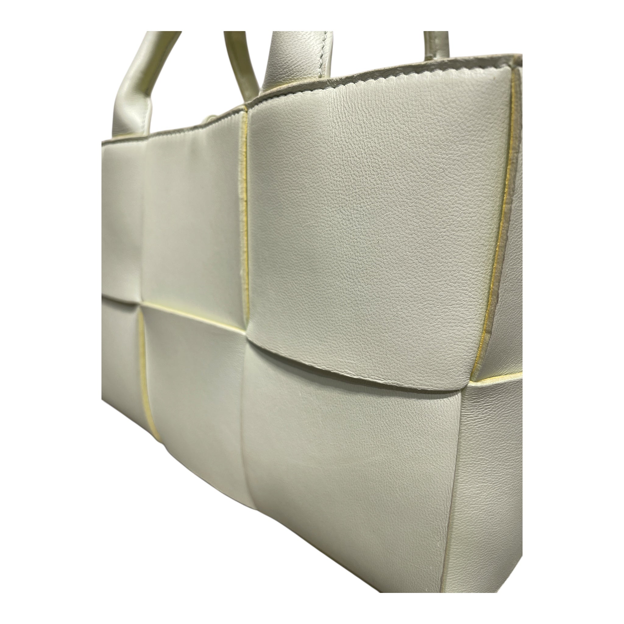 BOTTEGA VENETA/Hand Bag/Leather/WHT/ARCO LTHR BRICK CASSETTE view 6