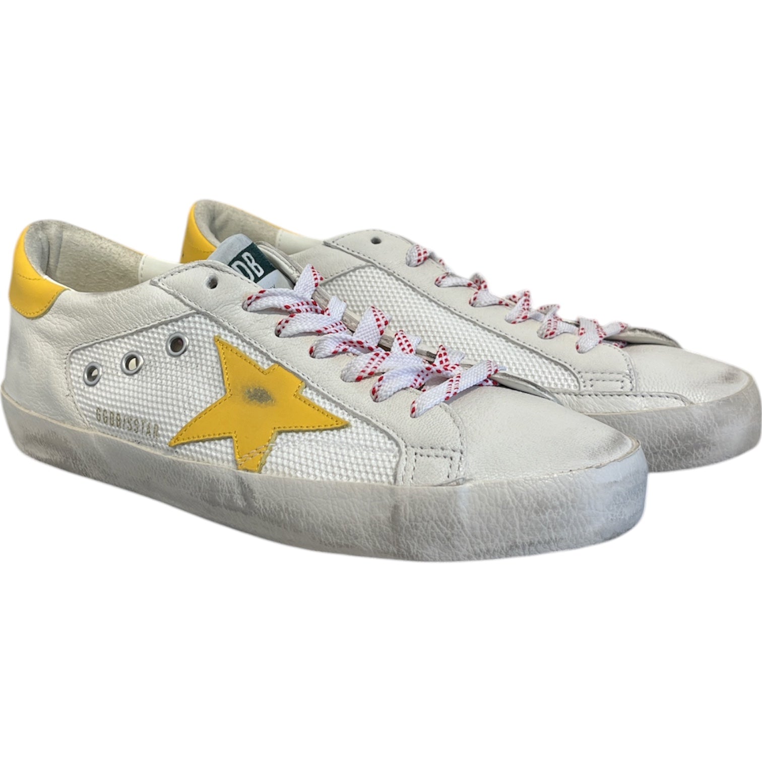 GOLDEN GOOSE/Low-Sneakers/EU 40/Leather/WHT/SUPER STAR YELLOW STAR view 1