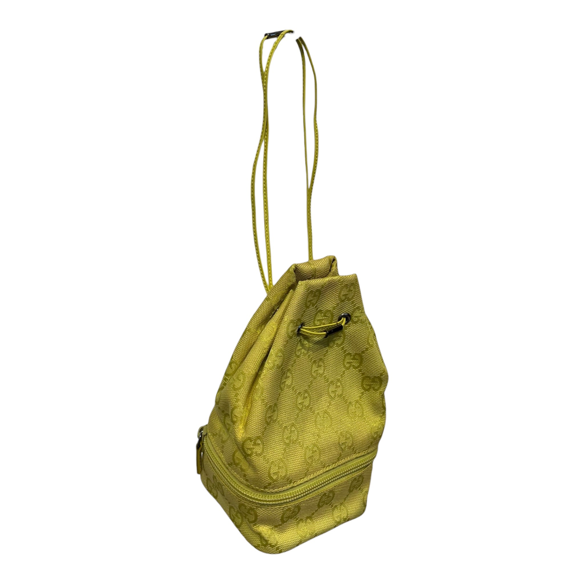 GUCCI/Pouch/Monogram/Cotton/GRN/drawstring pouch view 1