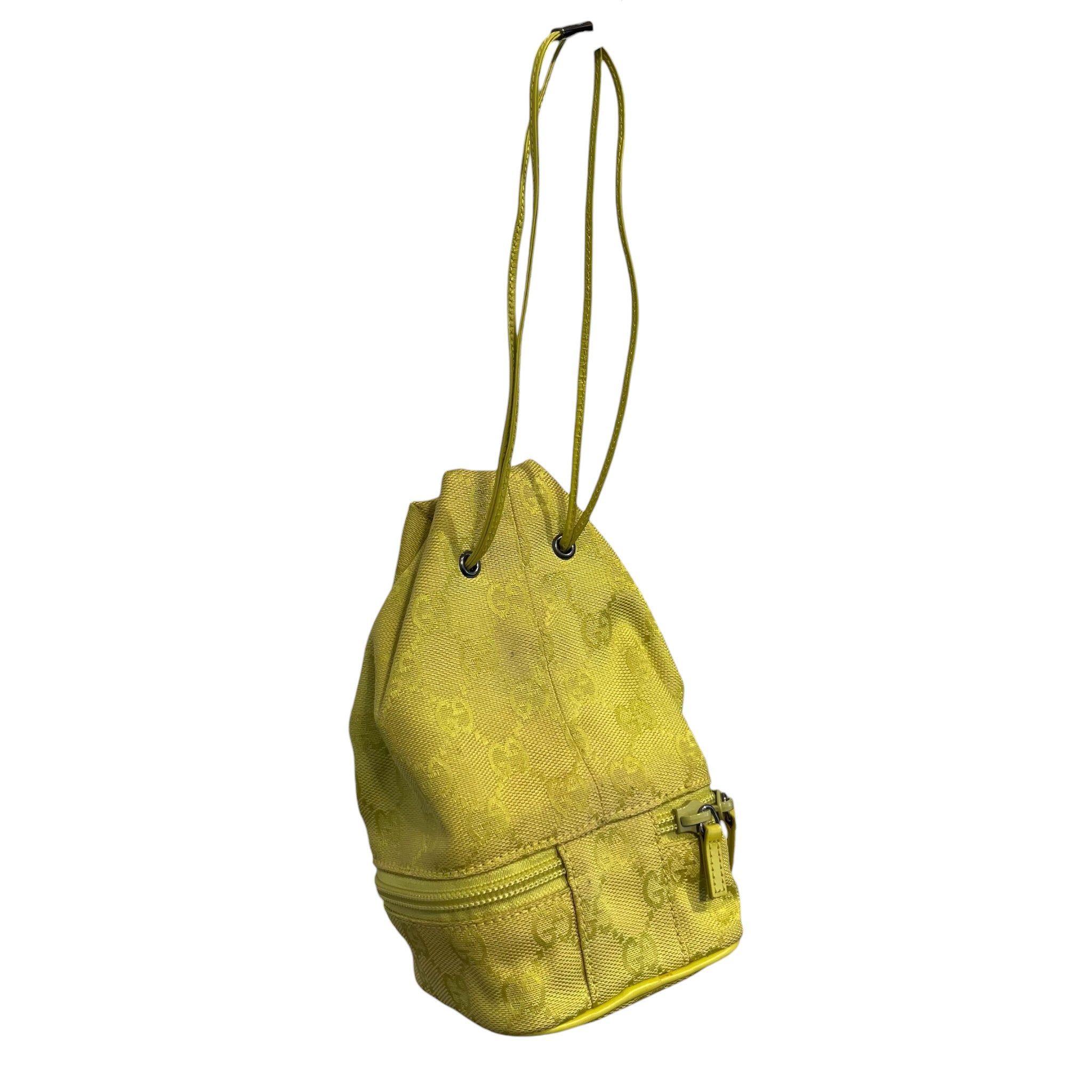 GUCCI/Pouch/Monogram/Cotton/GRN/drawstring pouch view 2