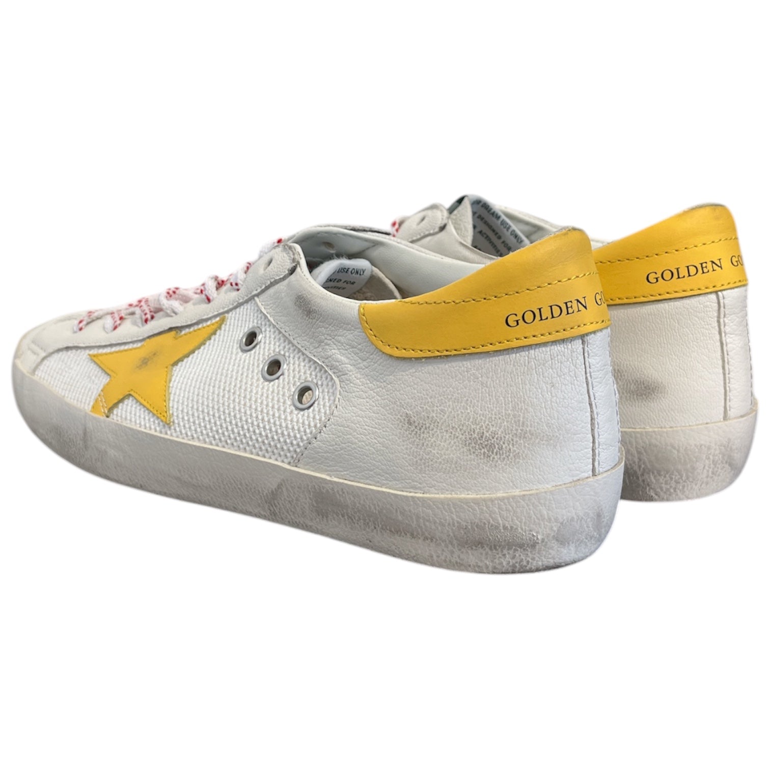GOLDEN GOOSE/Low-Sneakers/EU 40/Leather/WHT/SUPER STAR YELLOW STAR view 2