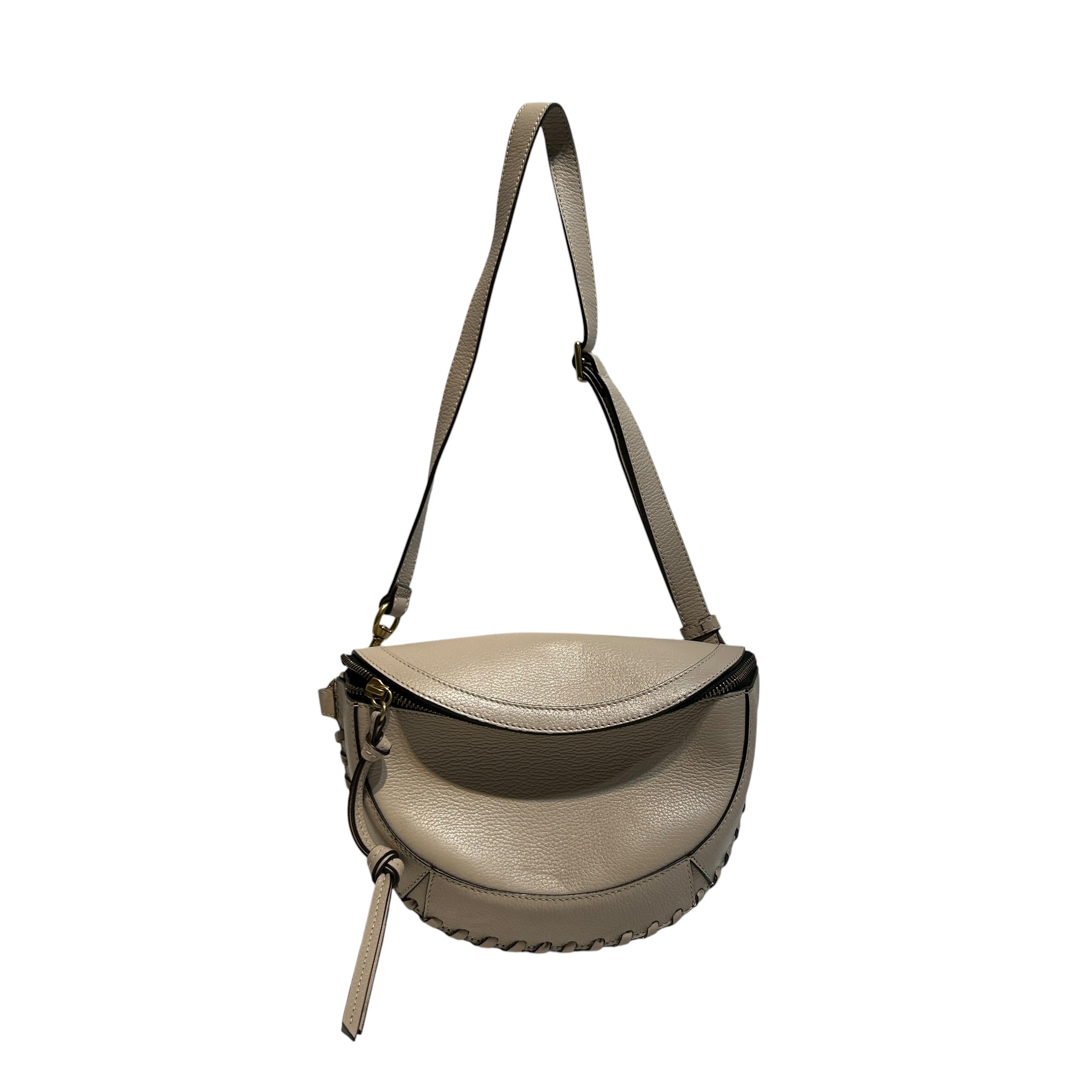 ISABEL MARANT/Fanny Pack/Leather/BEG/Skano Bag Stitched view 1