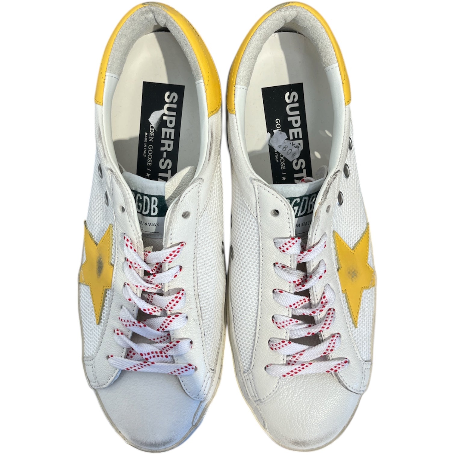 GOLDEN GOOSE/Low-Sneakers/EU 40/Leather/WHT/SUPER STAR YELLOW STAR view 3