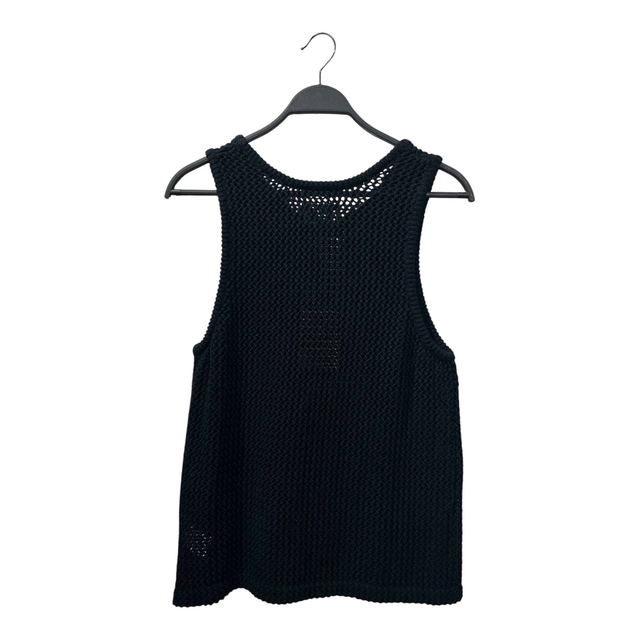 STUSSY/Tank Top/S/Cotton/BLK/LARGE KNIT view 2