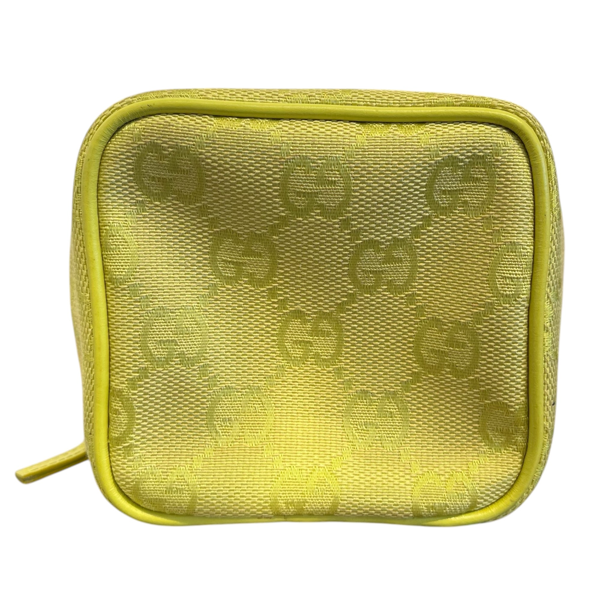GUCCI/Pouch/Monogram/Cotton/GRN/drawstring pouch view 3