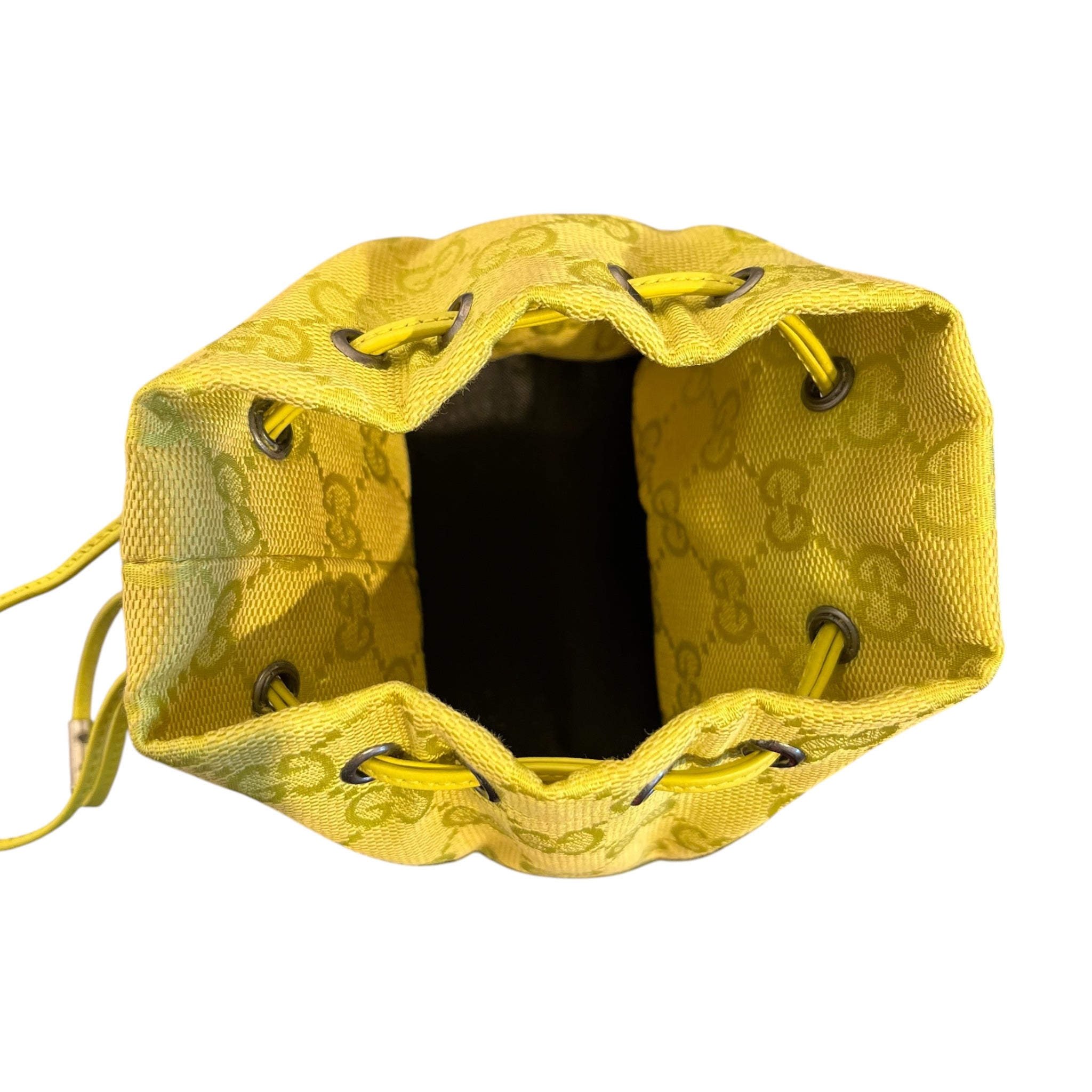 GUCCI/Pouch/Monogram/Cotton/GRN/drawstring pouch view 4