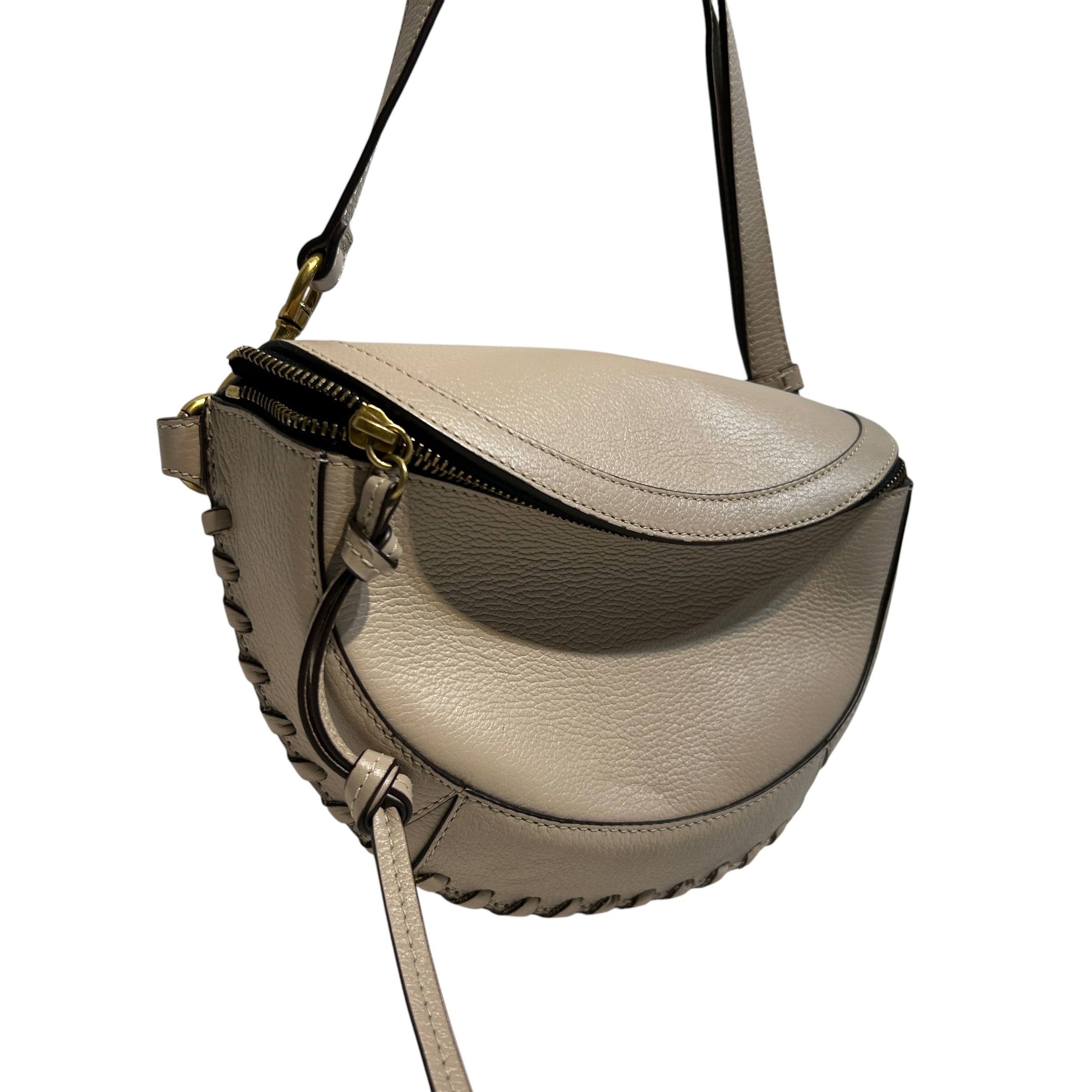 ISABEL MARANT/Fanny Pack/Leather/BEG/Skano Bag Stitched view 6