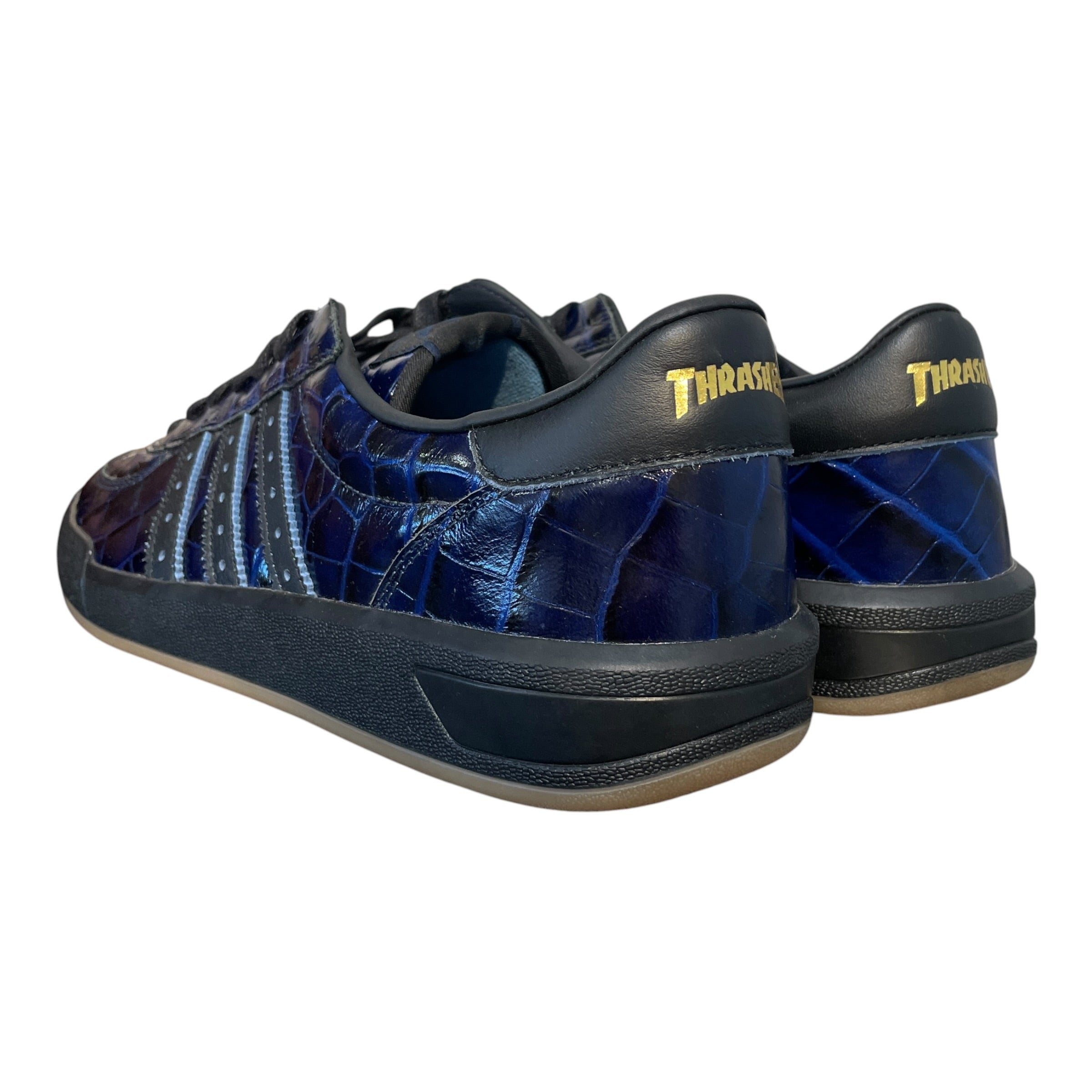adidas/THRASHER/Low-Sneakers/US 12/Leather/NVY/Argentina x Glenburg Low Top view 3