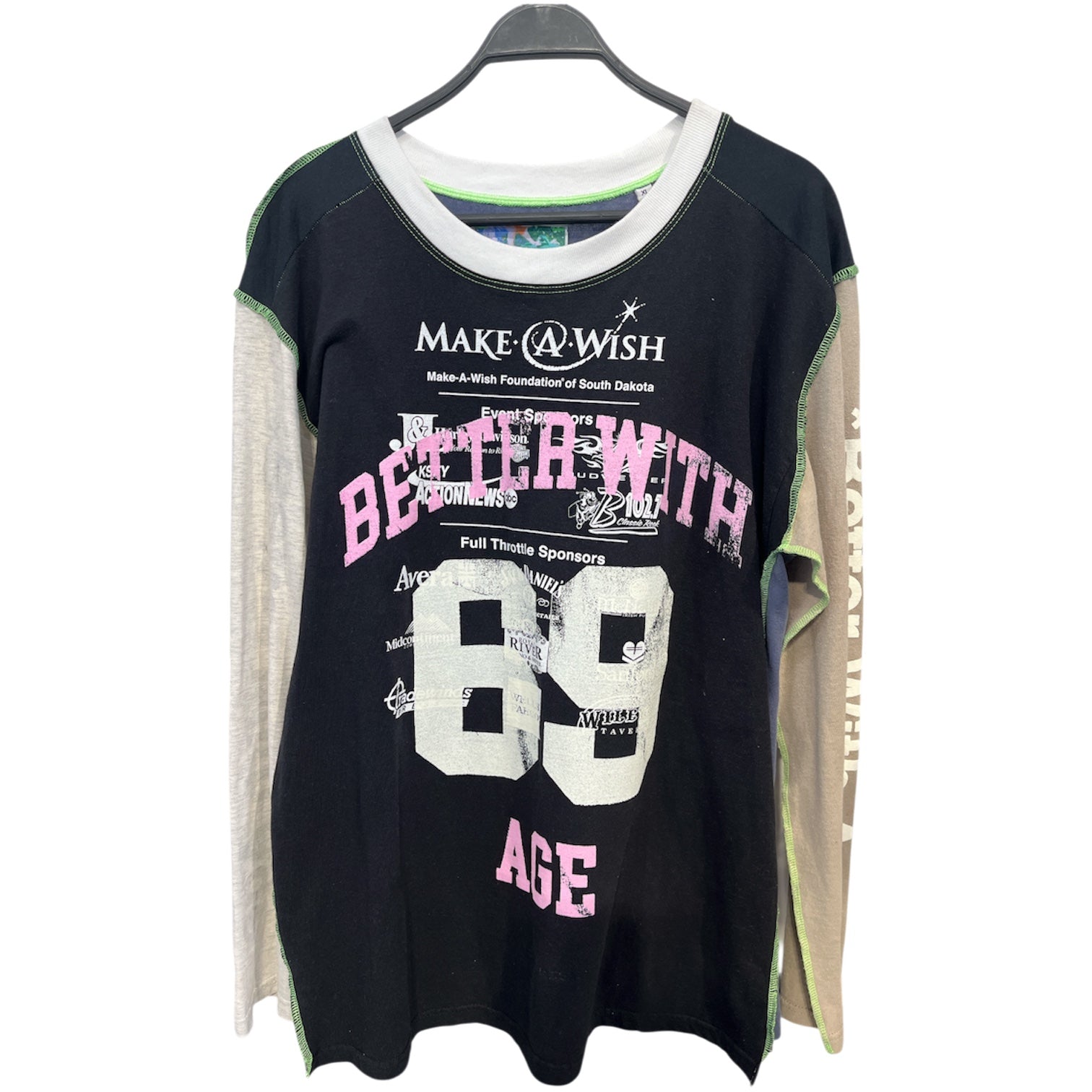 Better With Age/LS T-Shirt/XL/Cotton/BLK/MAKE A WISH view 1
