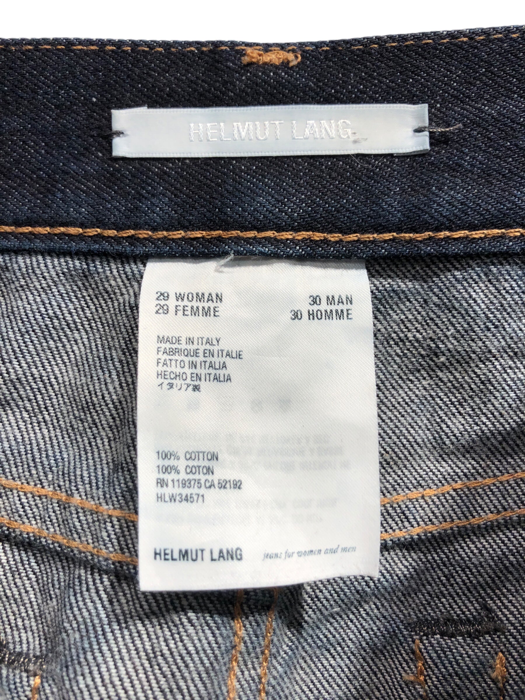 Helmut Lang/Skirt/29/Denim/IDG/Mini Length/RN119375 CA52192 view 3