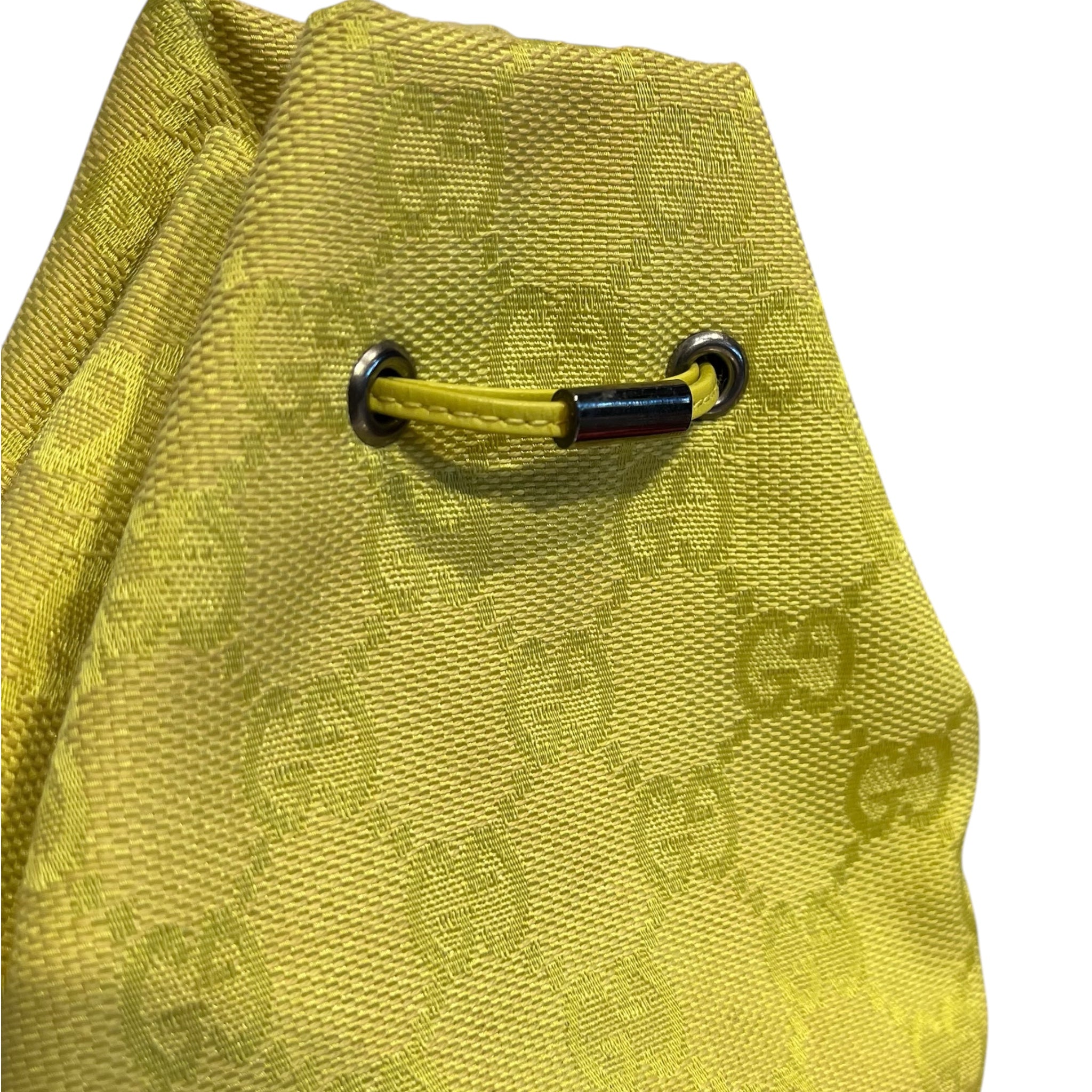 GUCCI/Pouch/Monogram/Cotton/GRN/drawstring pouch view 7