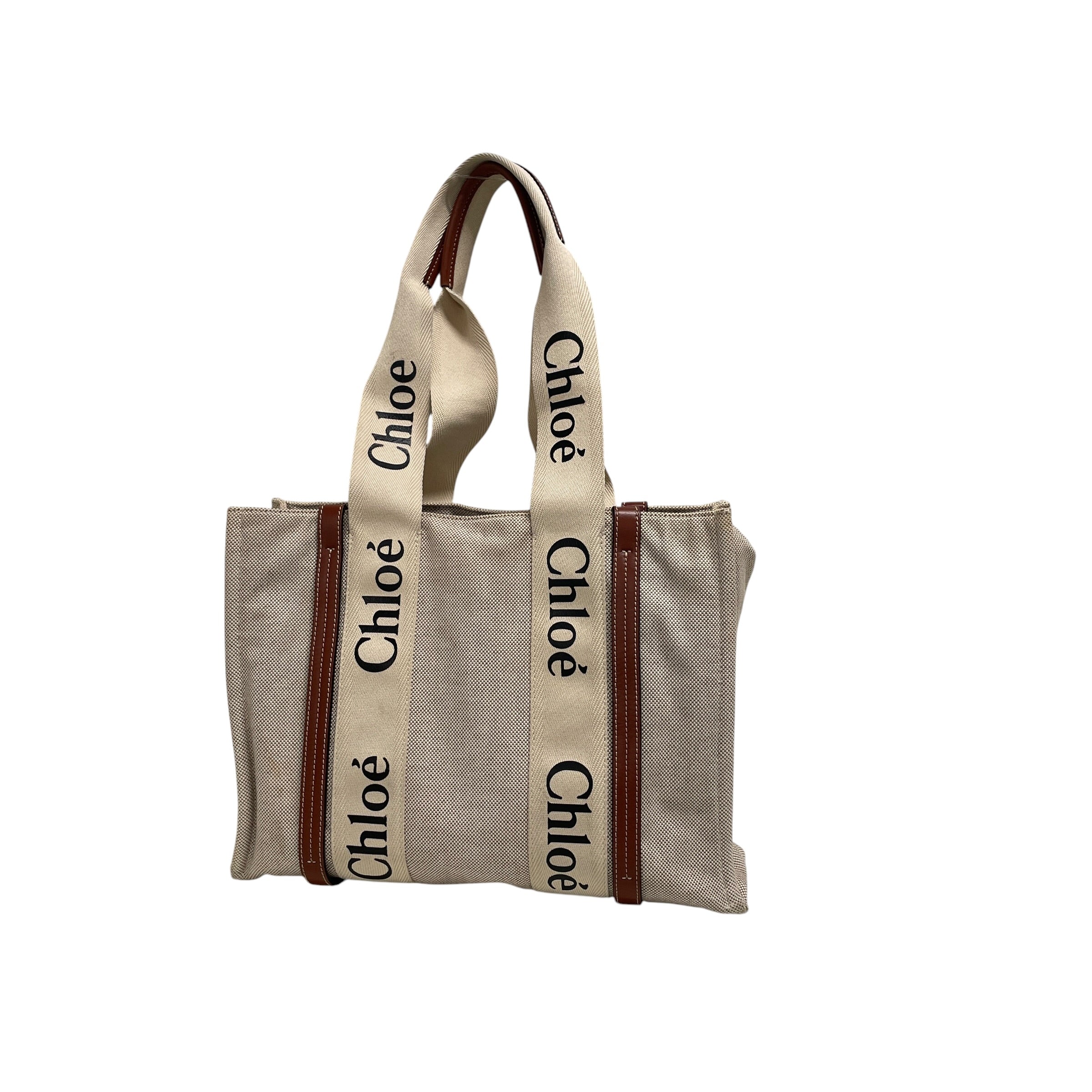 Chloe/Tote Bag/Cotton/CRM/GTDB9J7 view 2