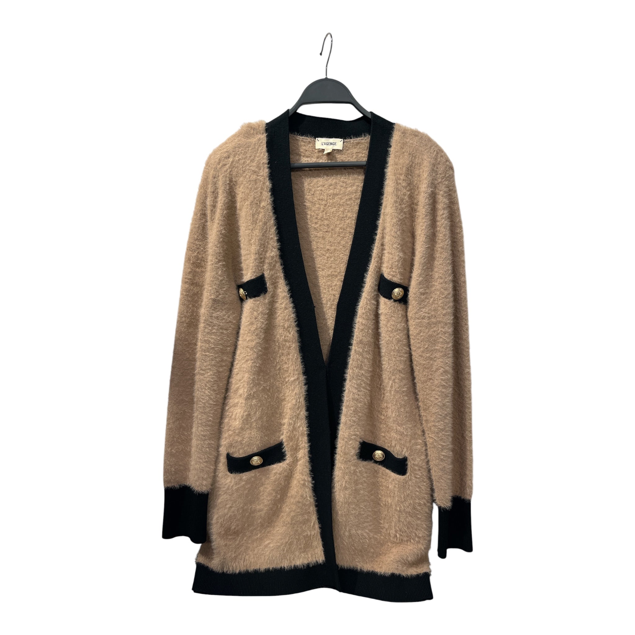 L'AGENCE/Cardigan/L/Nylon/BEG/ view 1