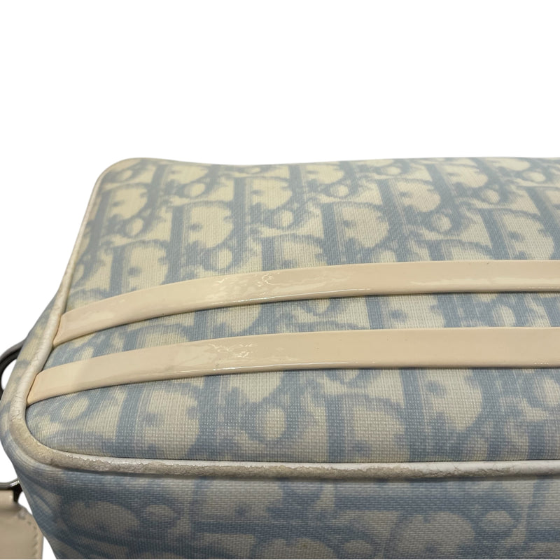 Christian Dior/Hand Bag/Monogram/BLU/TROTTER HANDBAG