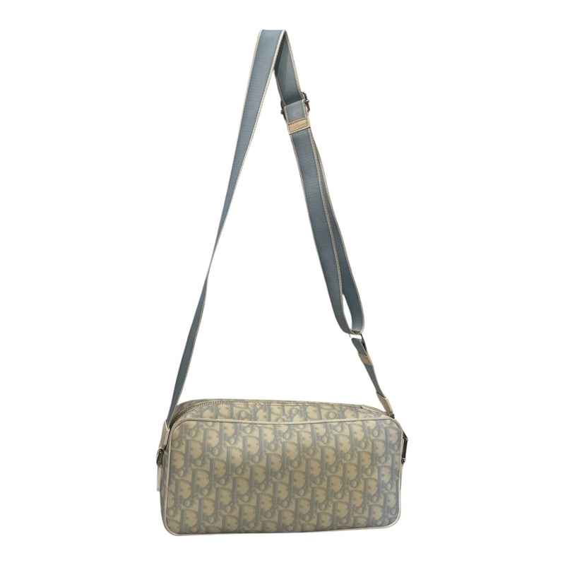 Christian Dior/Hand Bag/Monogram/BLU/TROTTER HANDBAG