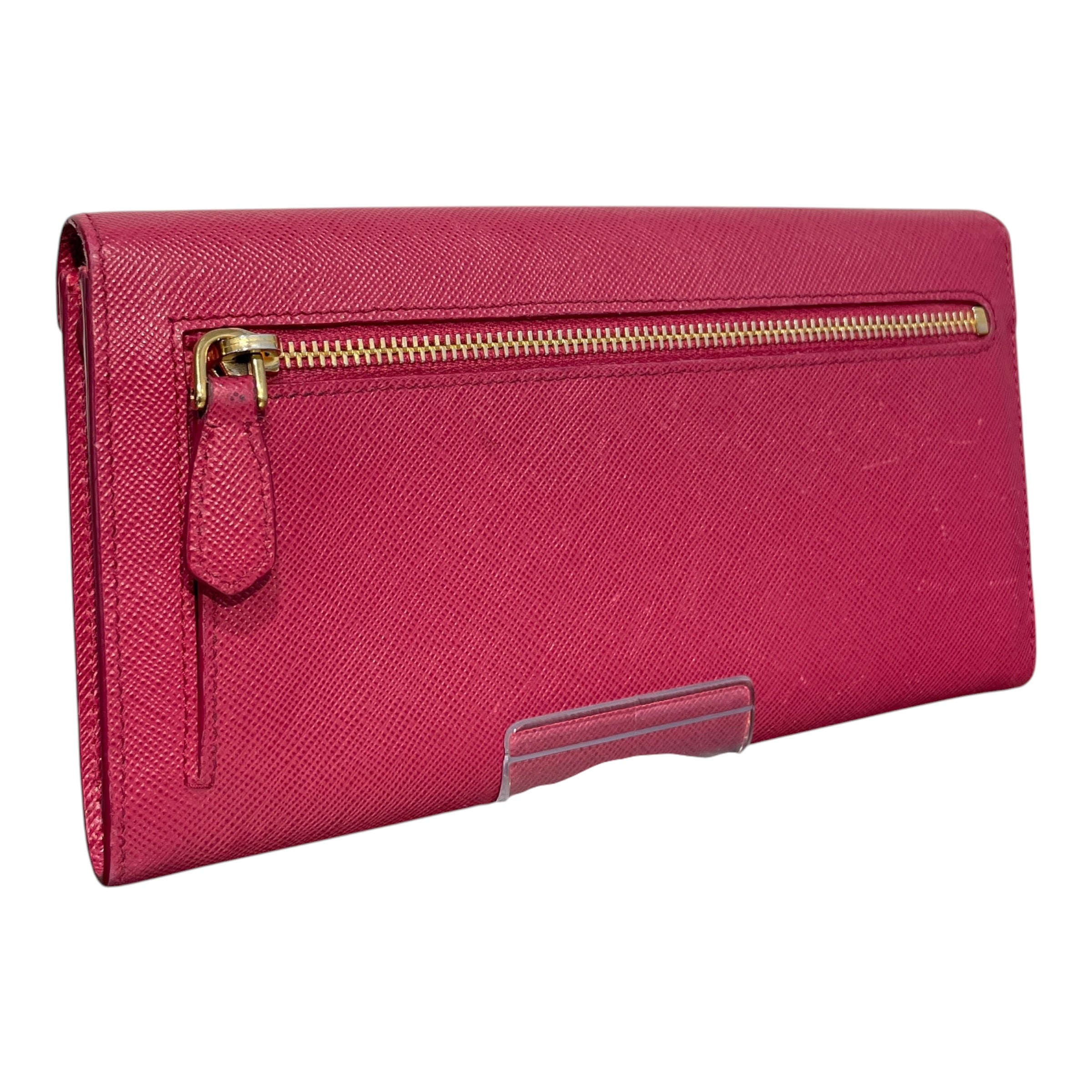 PRADA/Wallet/Monogram/Leather/PNK/c view 3