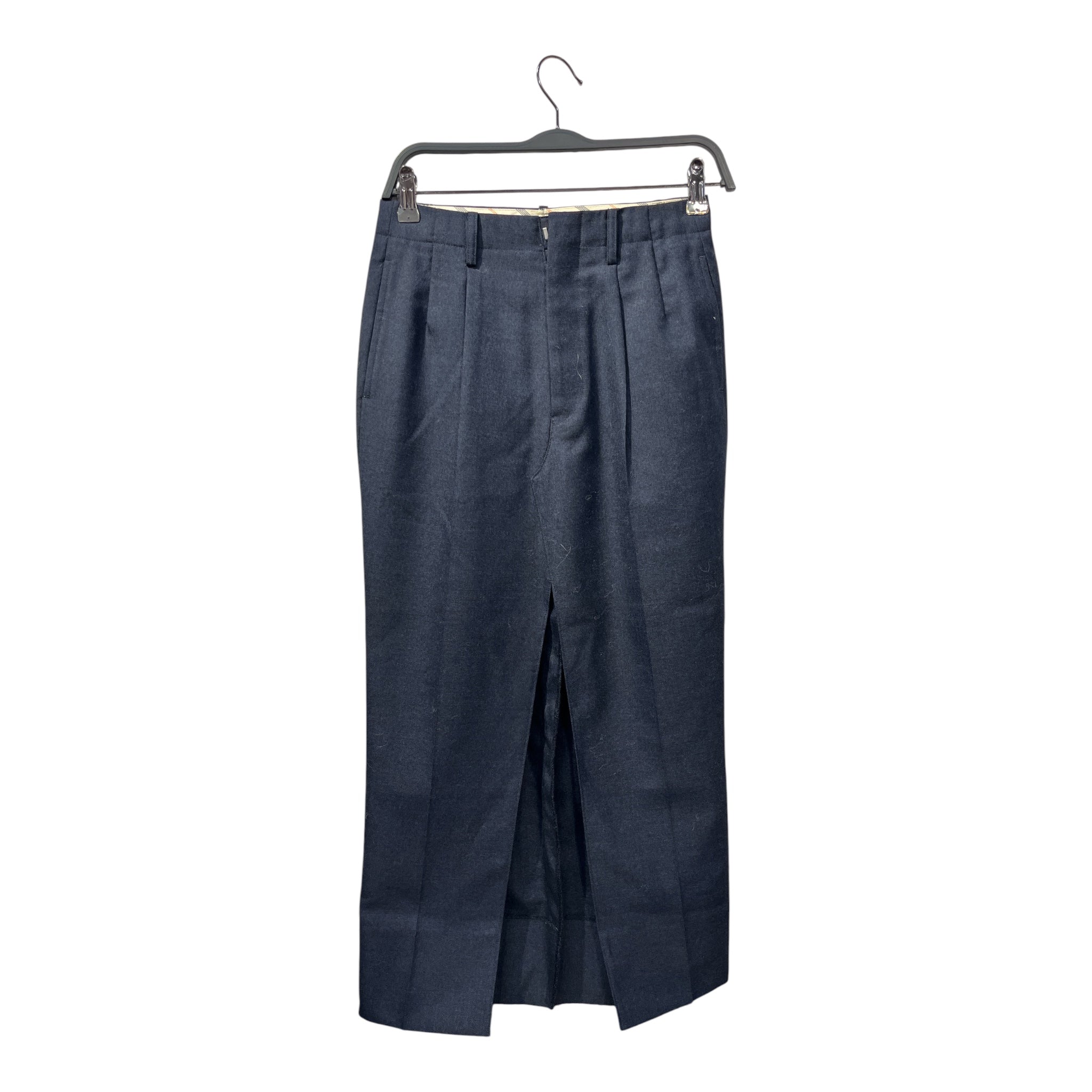 JUNYA WATANABE COMME des GARCONS/Long Skirt/S/Wool/NVY/ view 1