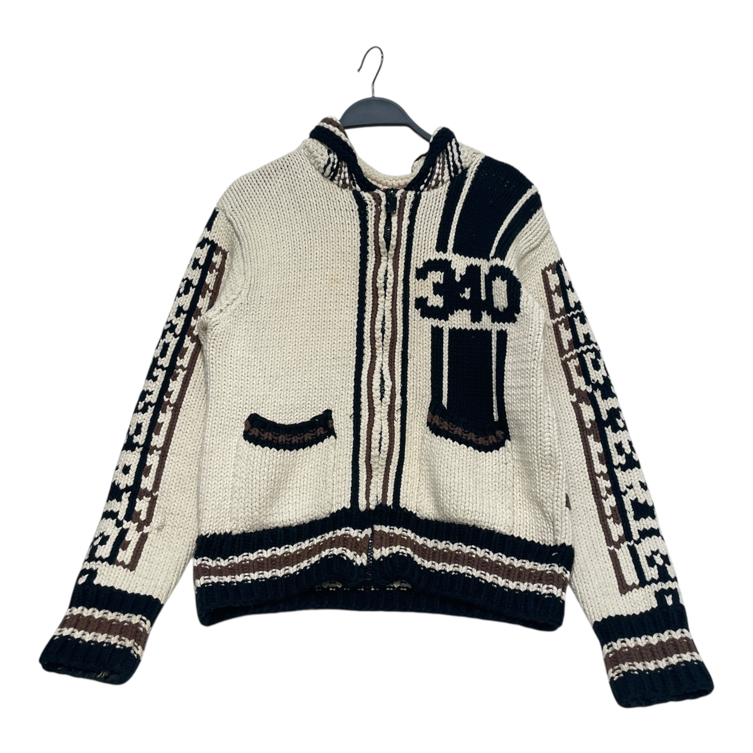 HYSTERIC GLAMOUR/Sweater/All Over Print/Cotton/CRM/Yarn Sweater view 1