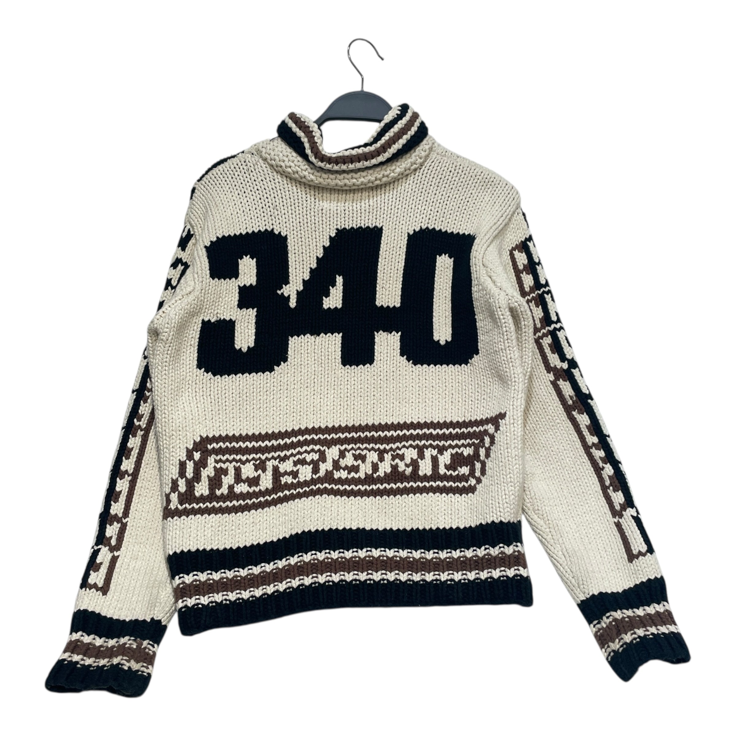 HYSTERIC GLAMOUR/Sweater/All Over Print/Cotton/CRM/Yarn Sweater view 2