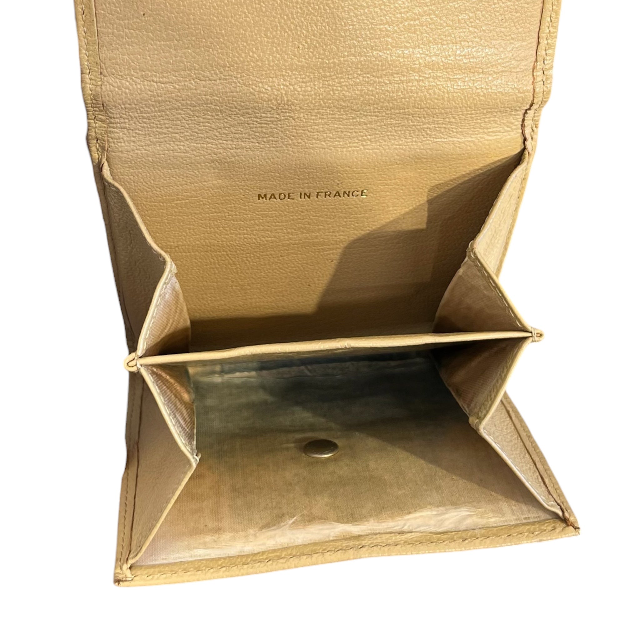 CHANEL/Wallet/Leather/BEG/L's/vintage chanel silver tone view 4